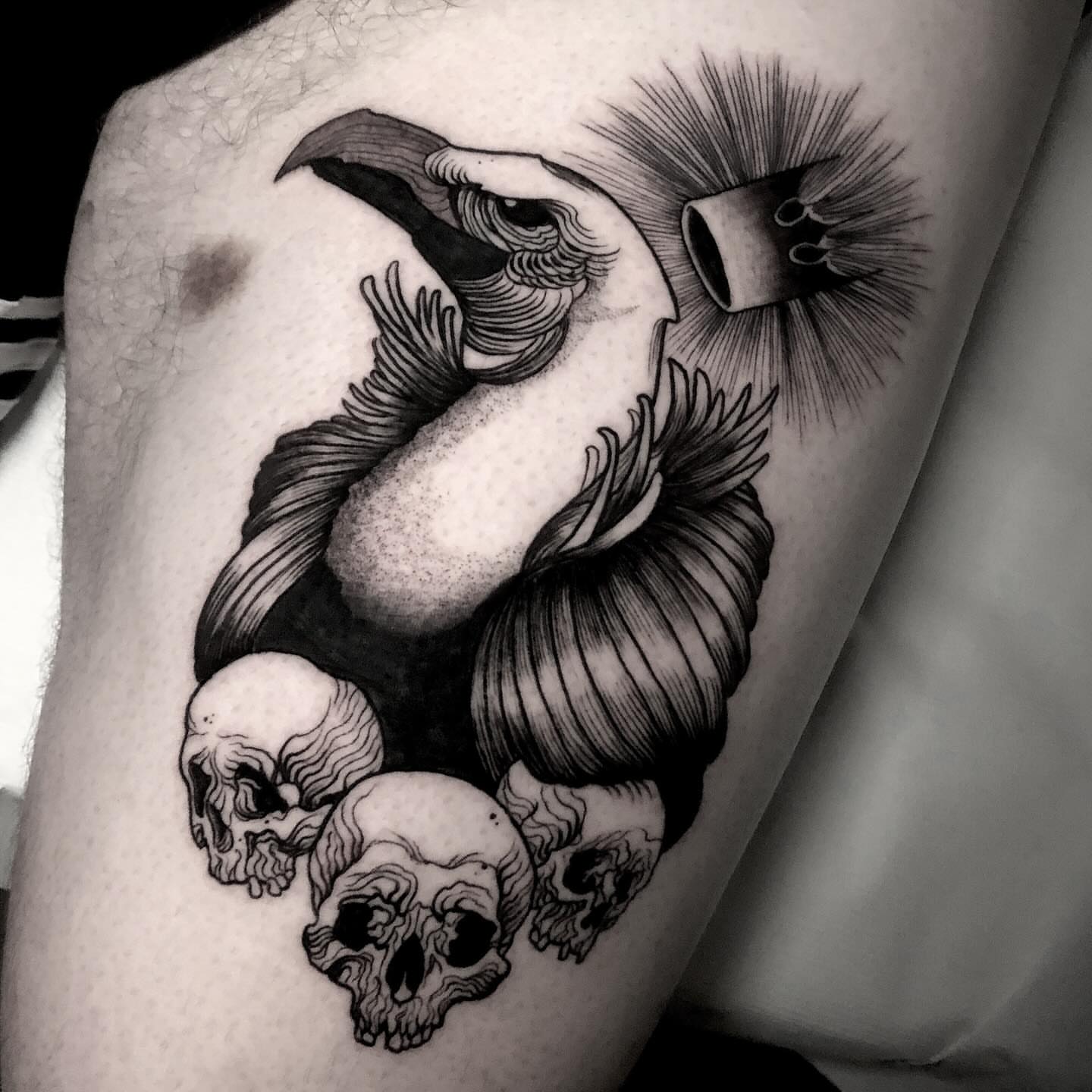 Tattoo by @suba_tattoo — black_and_grey, realism