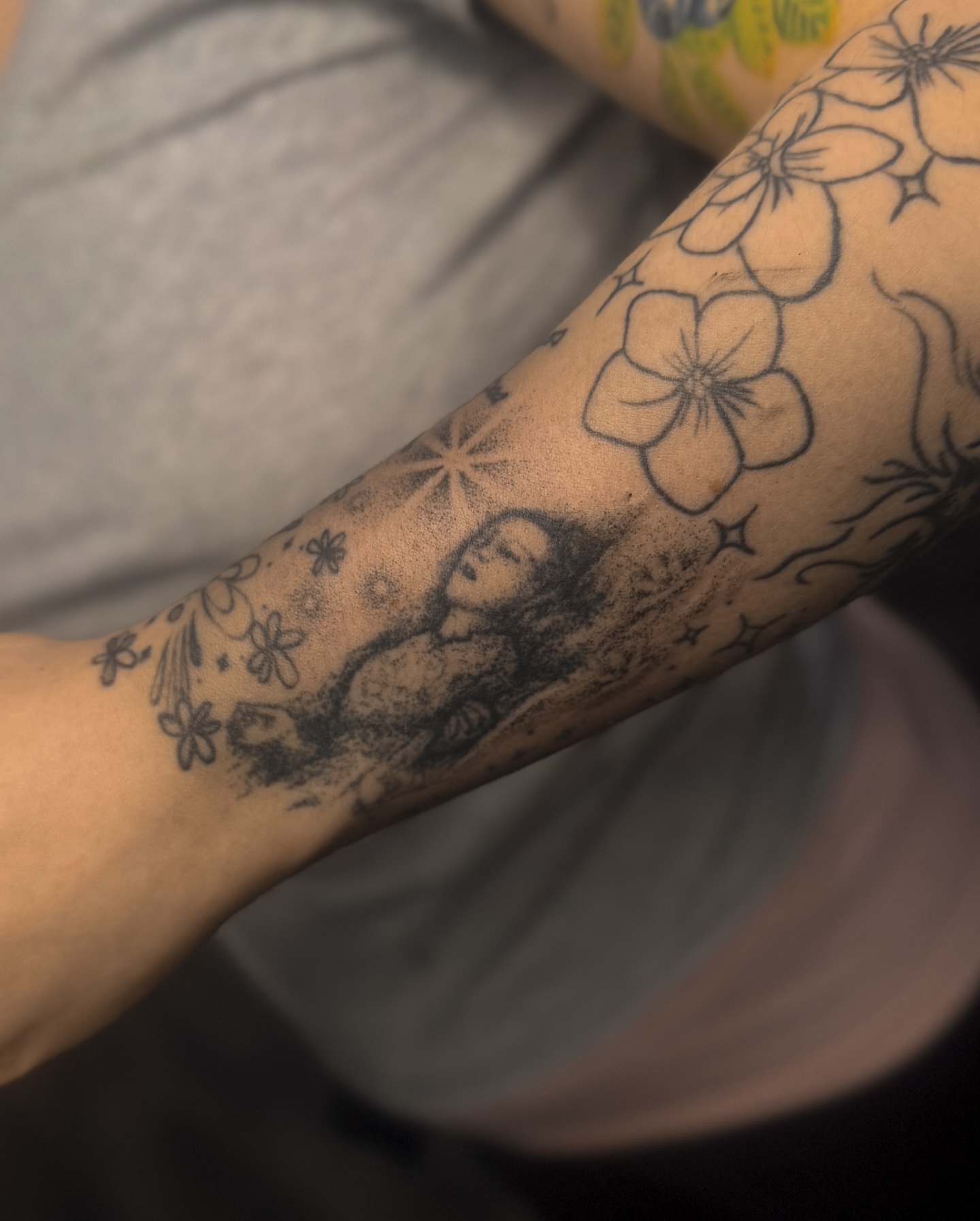 Tattoo by @mourning.tattoos — black_and_grey