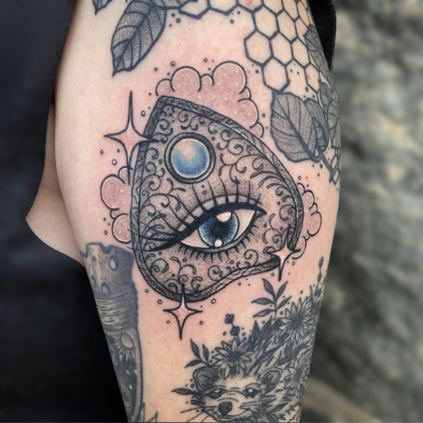 Eye with intricate patterns ornamental tattoo on the forearm by โจ๐๐๐ฑ๐ฑ๐ฌ๐ฌ๐ฐ ๐๐ถ ๐๐ฏ๐ฆ๐ซโจ