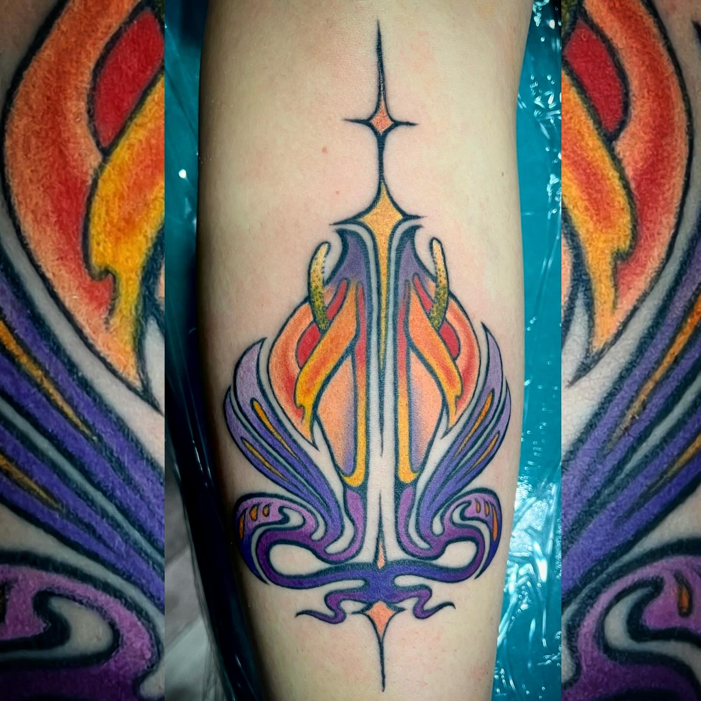 Tattoo by @la_ciscolita — geometric, new_school