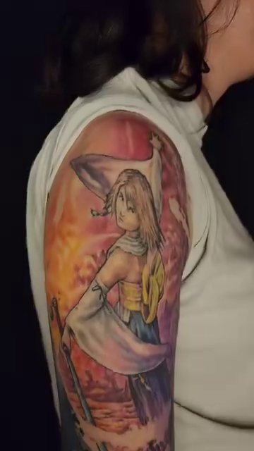 Tattoo by @junkyardyouth — anime