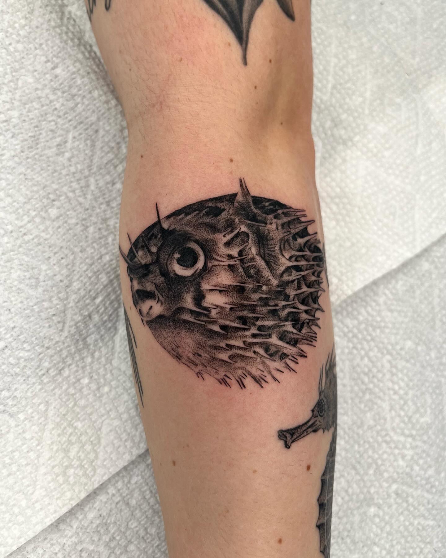 Tattoo by @zaktats — dotwork