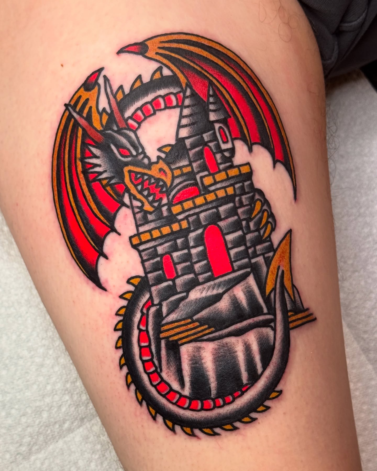 Tattoo by @angelhandstattoo — american_traditional