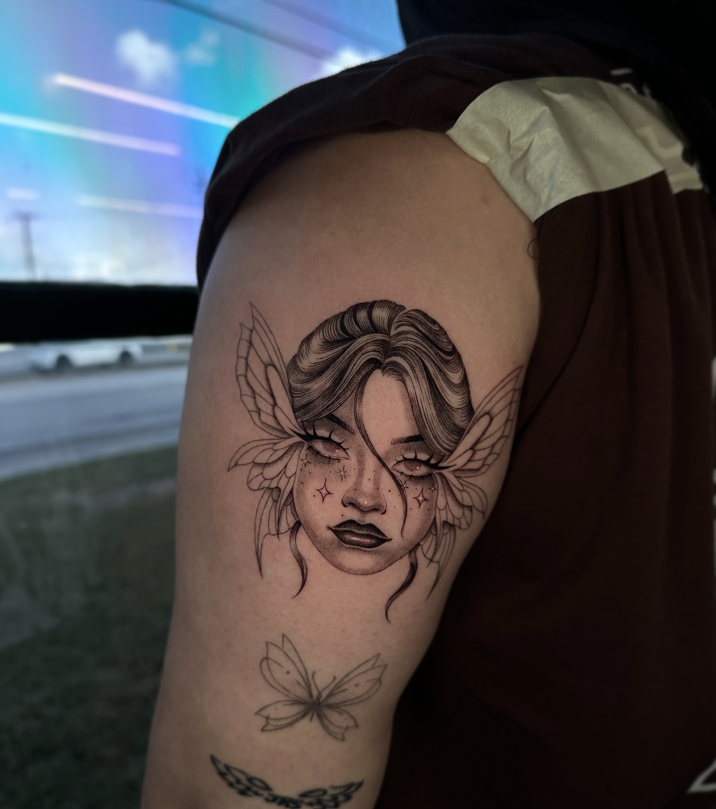 Fairy realism tattoo on the shoulder by πΈππππ