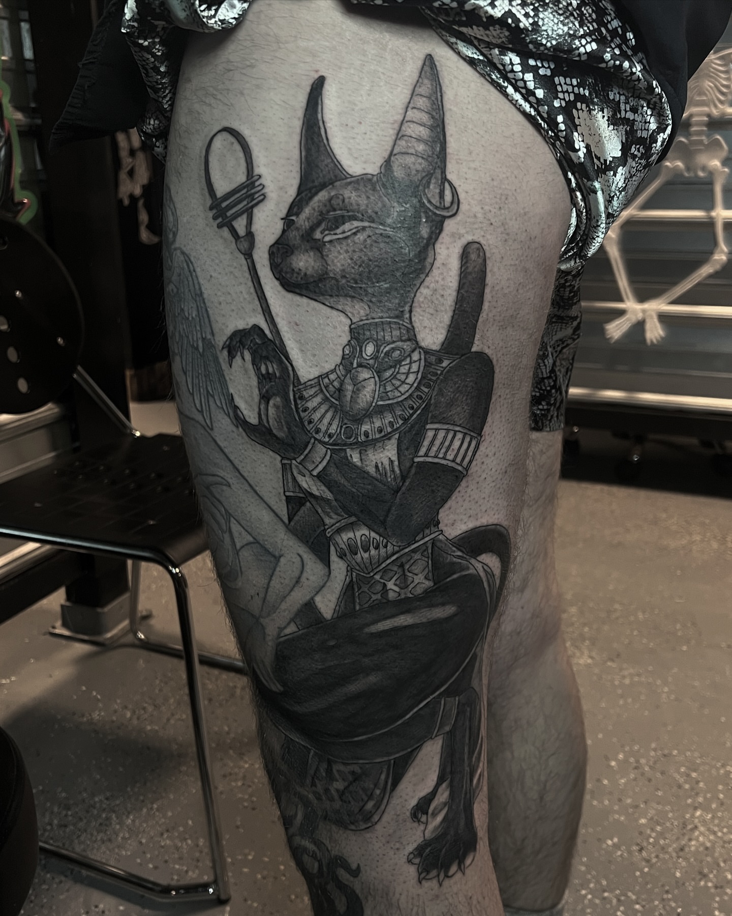 Tattoo by @katrina_oke — black_and_grey, realism