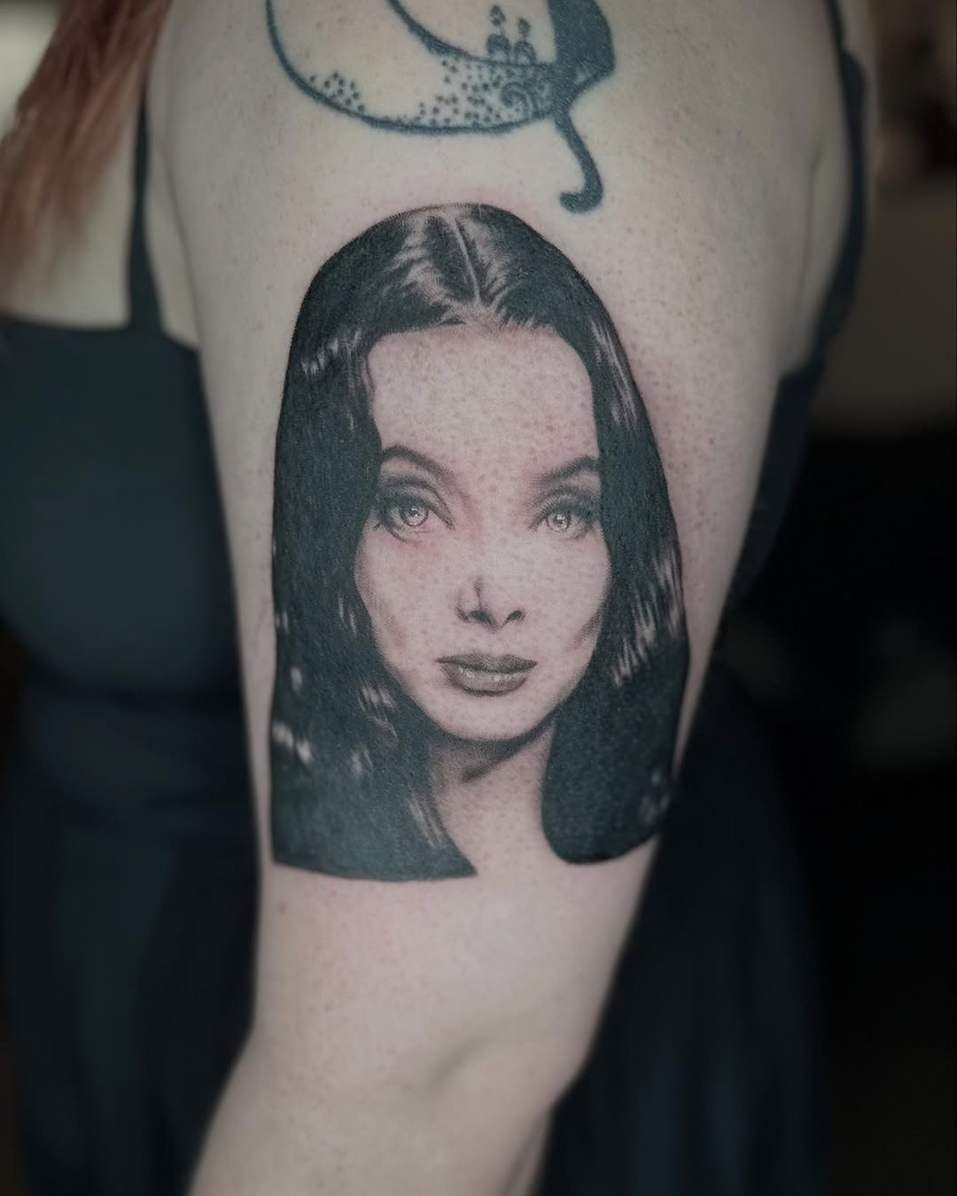 Tattoo by @spookyboo_tattoos — realism, black_and_grey