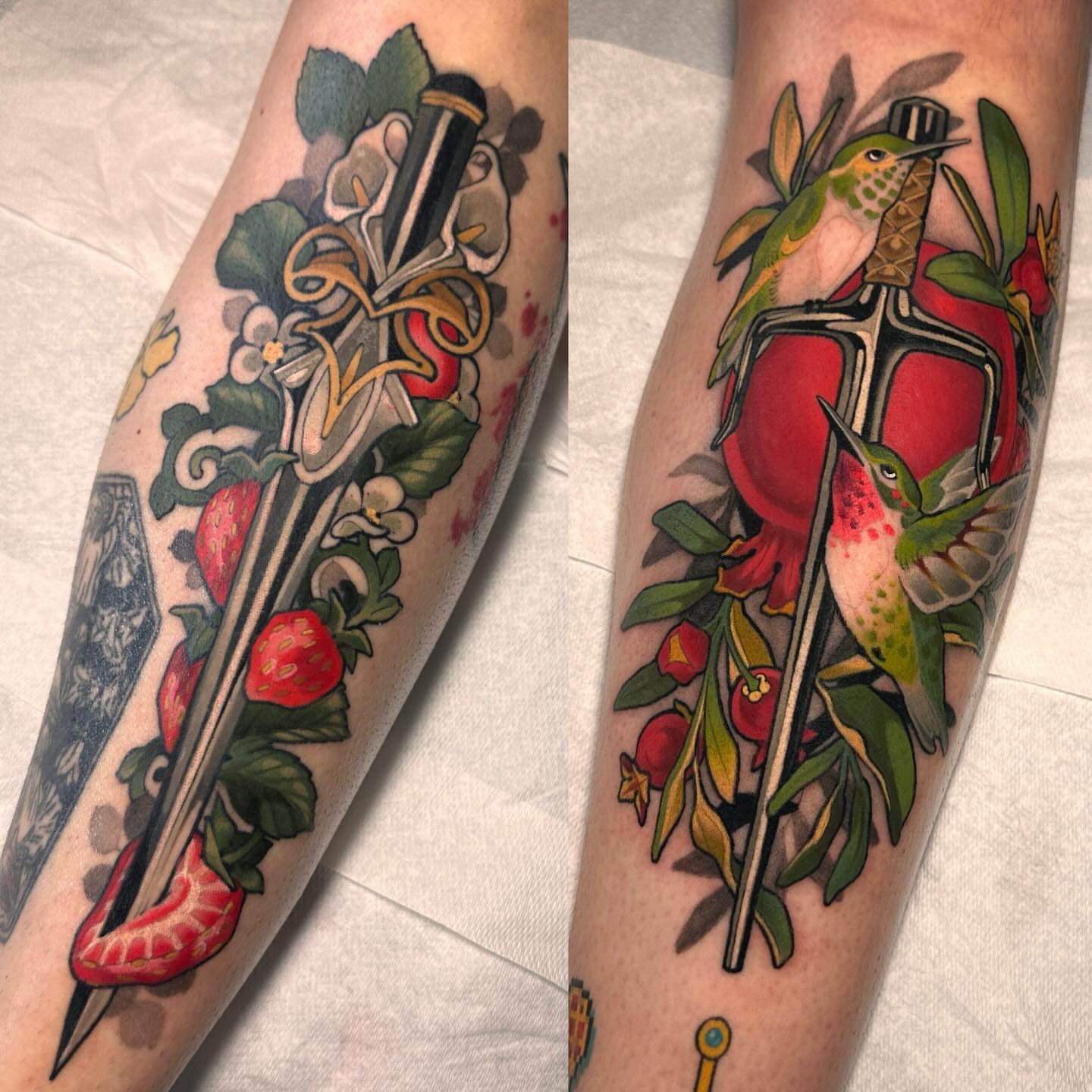 Tattoo by @grizzleyclaire — american_traditional, neo_traditional