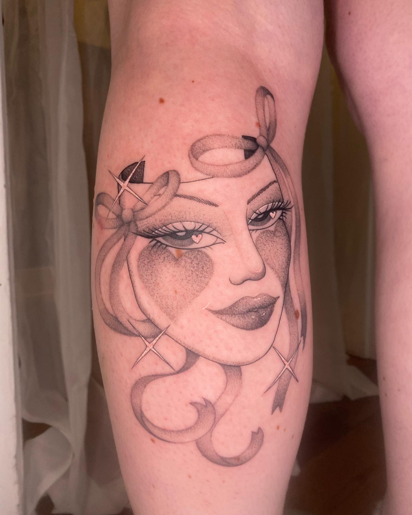 Tattoo by @halim.thedream β dotwork, realism