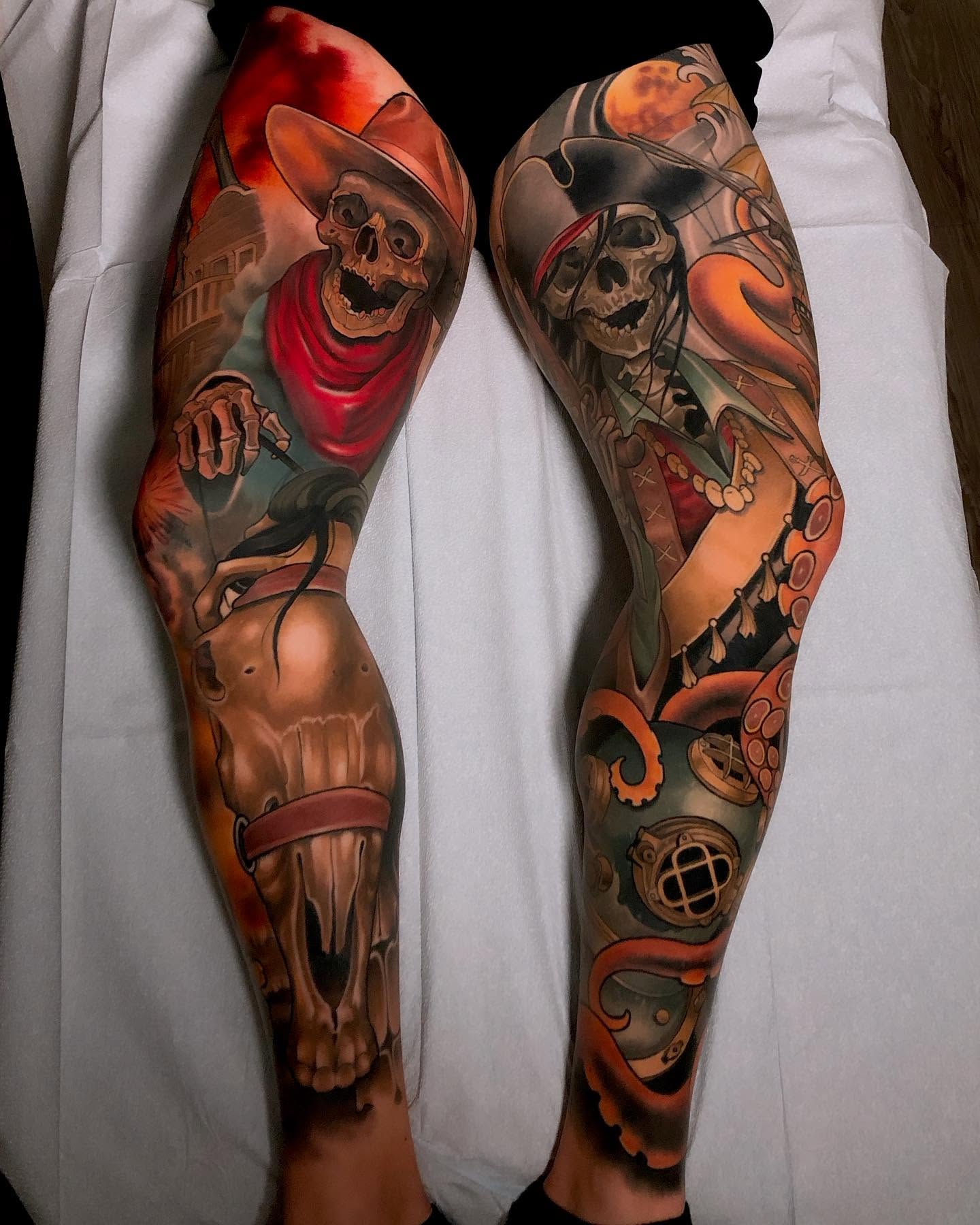 Tattoo by @miloalfring — american_traditional, realism