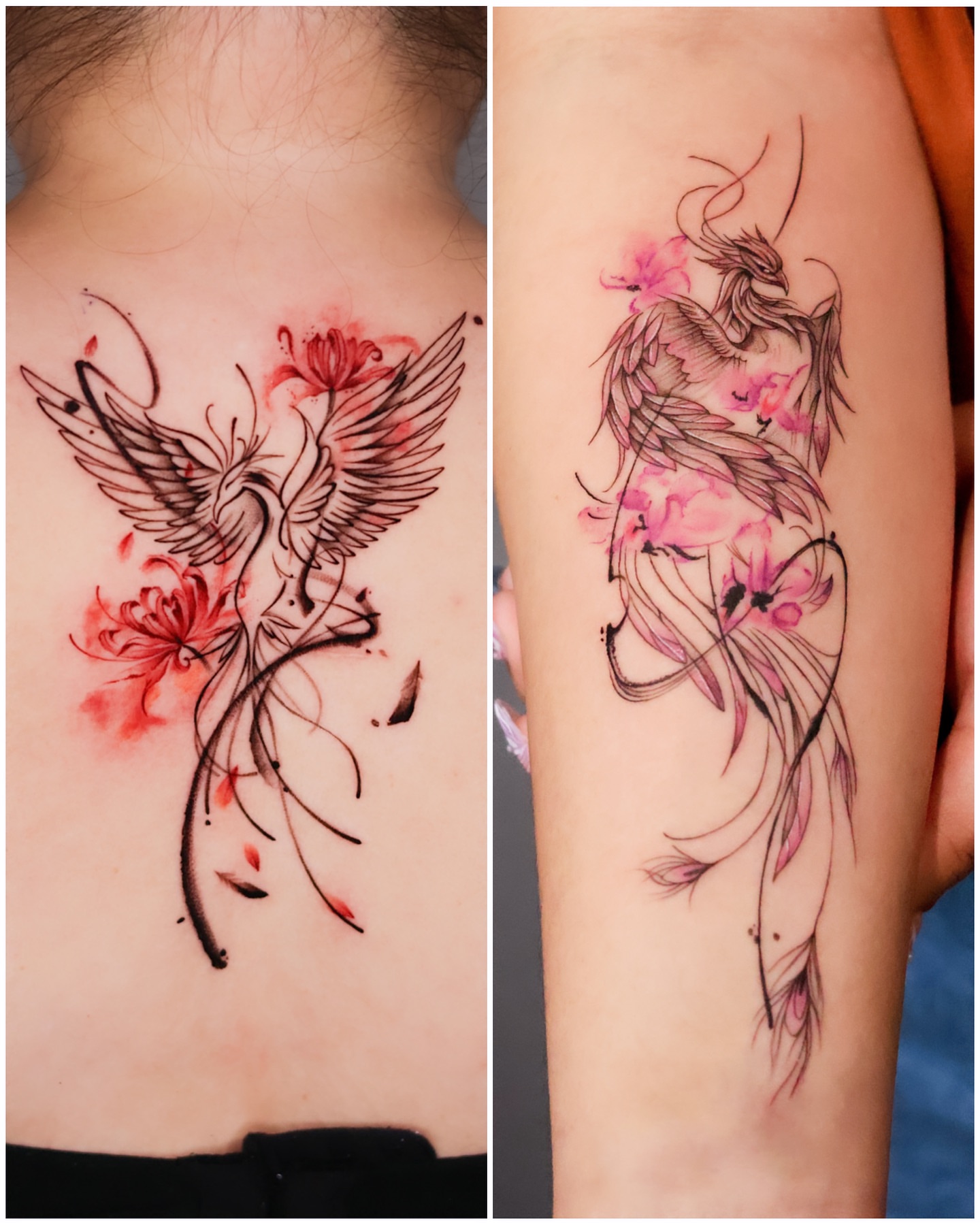 Tattoo by @kaki_tattooer — watercolor, new_school