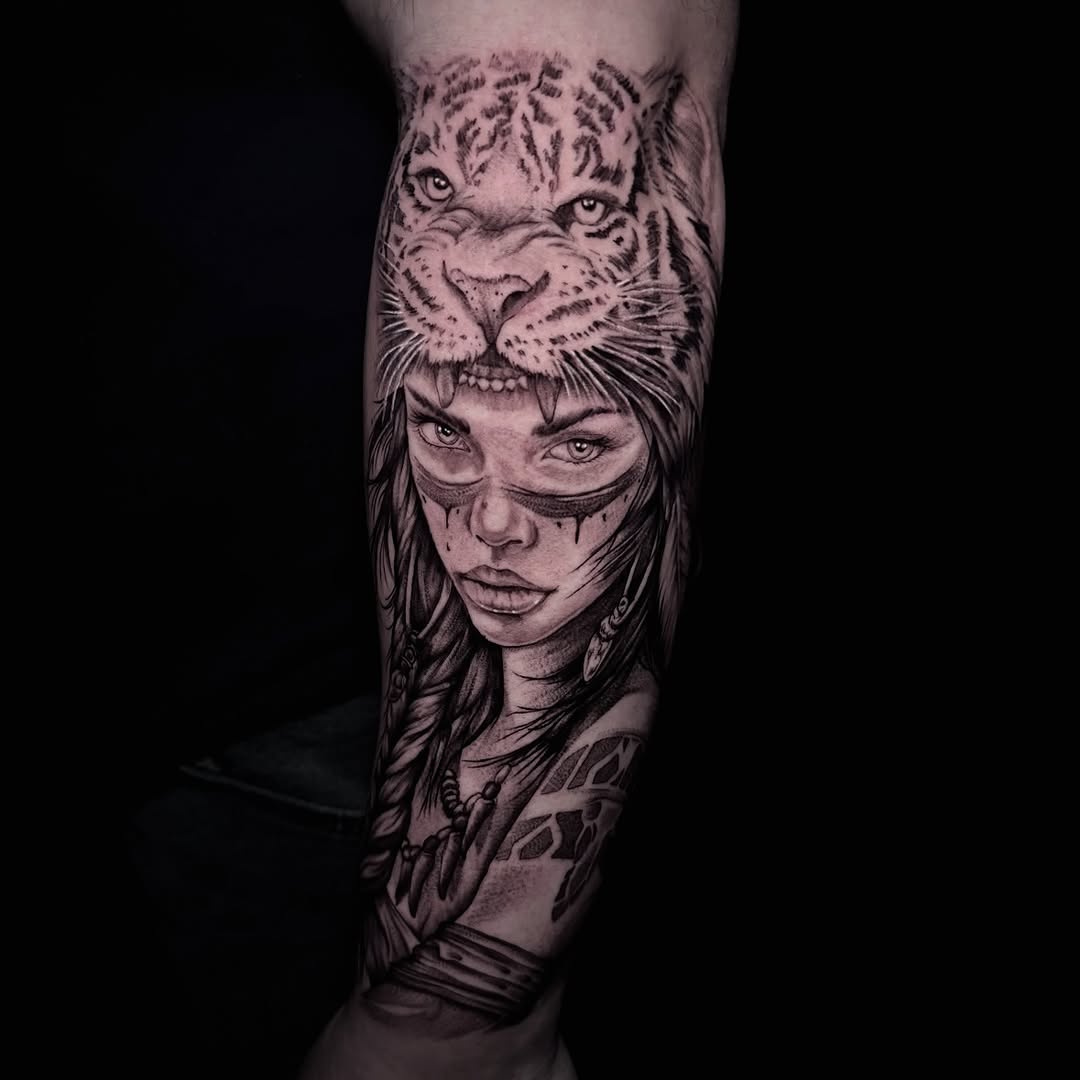 Tattoo by @corycabletattoos — realism, black_and_grey