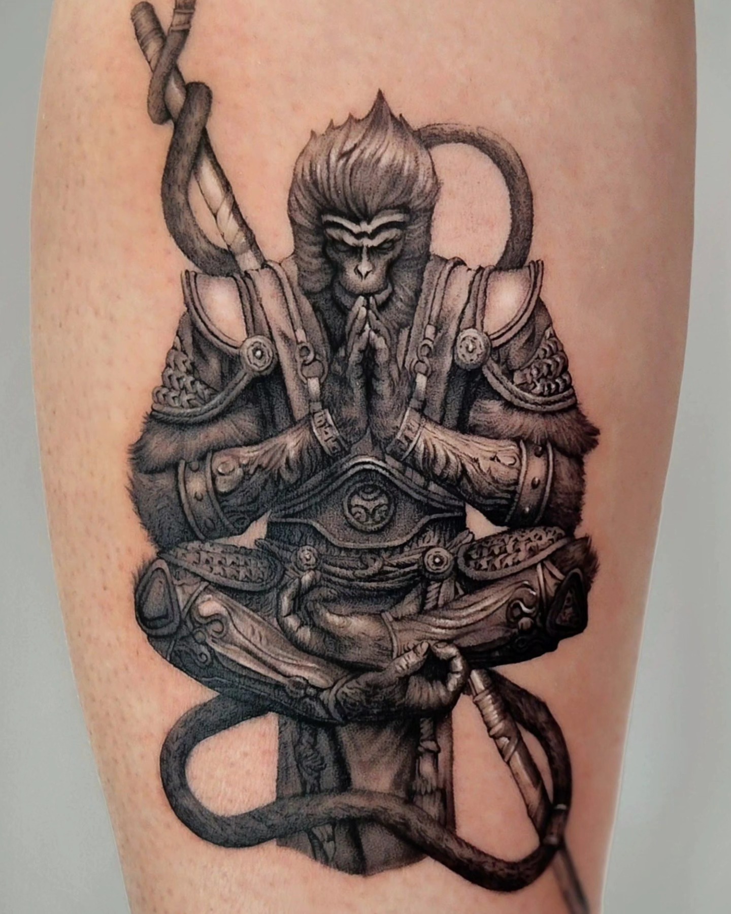 Tattoo by @ejintatt — black_and_grey, realism