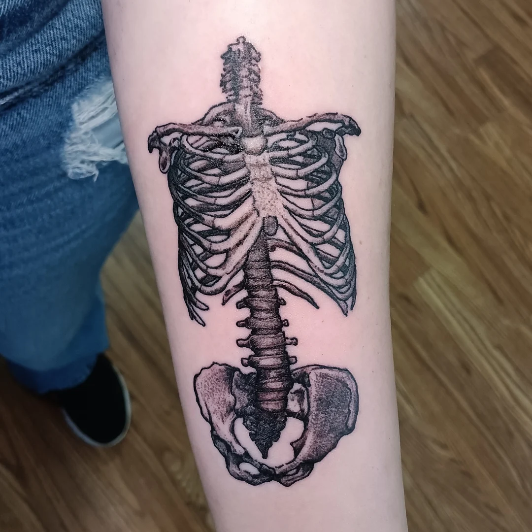 Tattoo by @speedy_tattz — black_and_grey