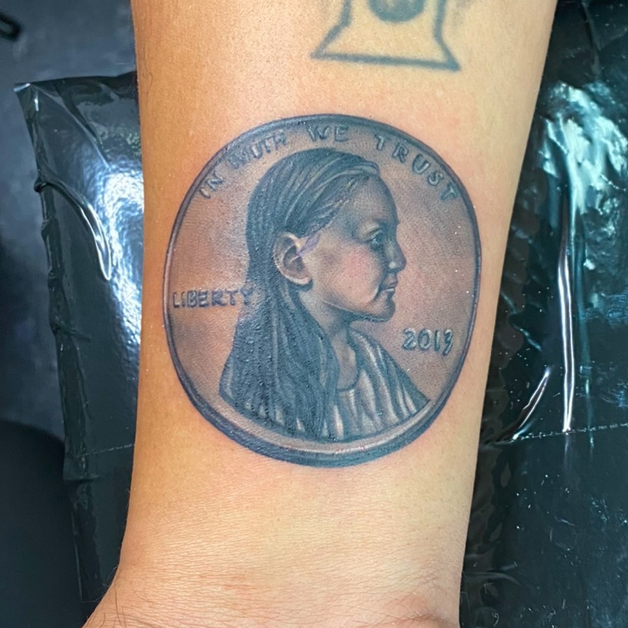 Tattoo by @chriscooperink — black_and_grey