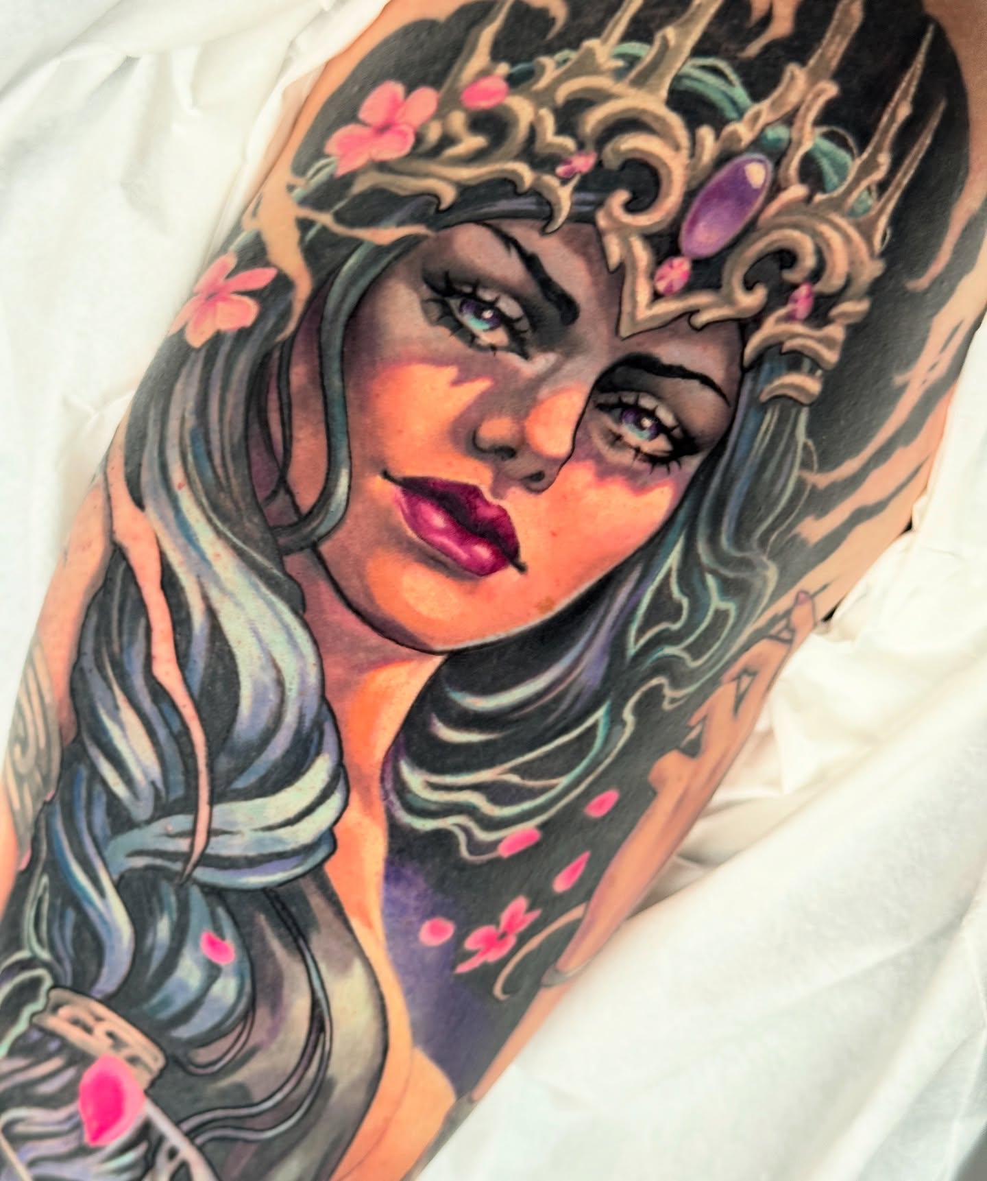 Tattoo by @savsky_tattoo — realism, illustrative