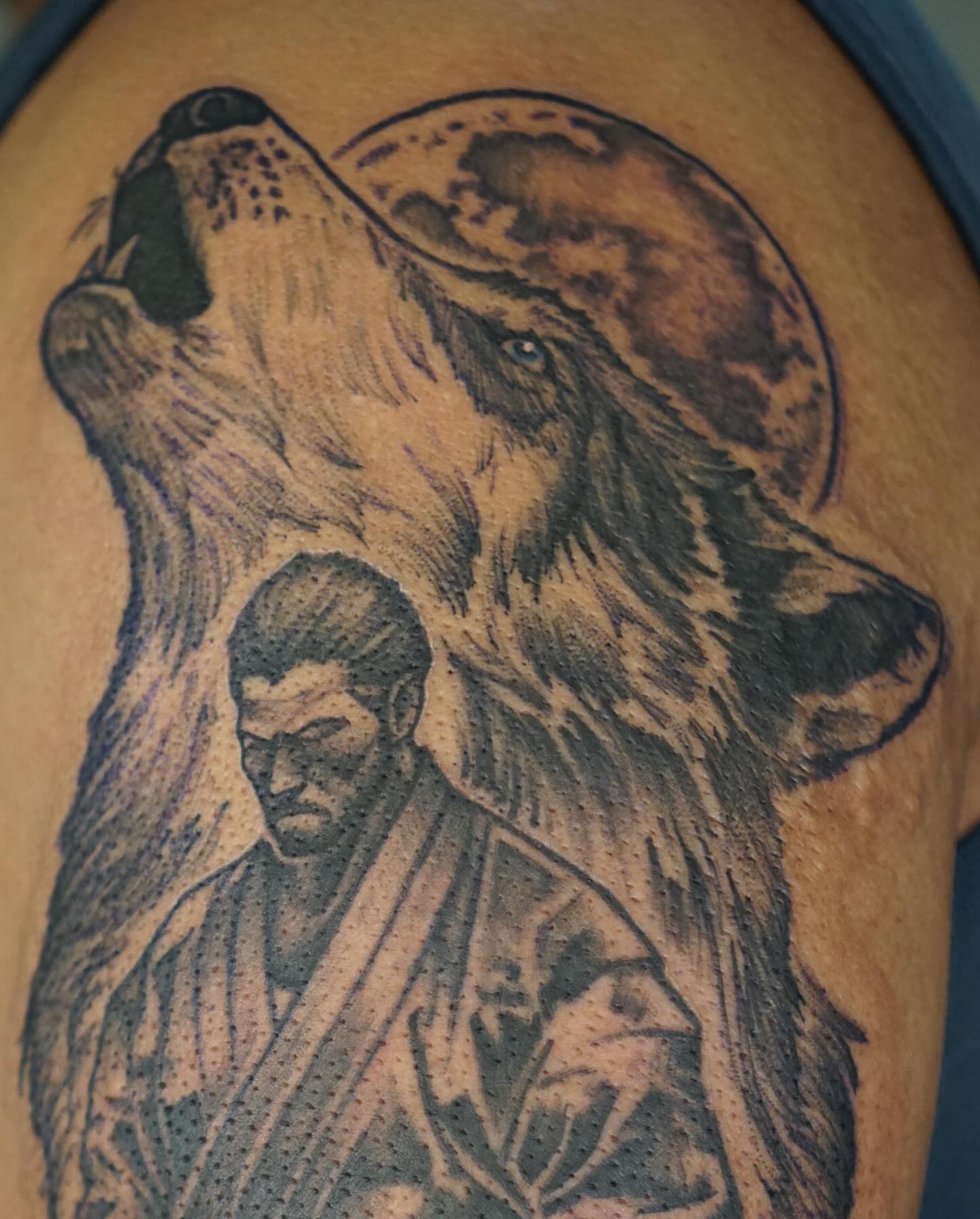 Tattoo by @notnicktattoo — dotwork, black_and_grey