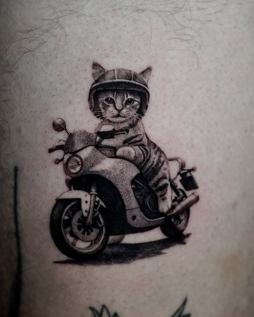 Tattoo by @sophiink — realism, black_and_grey