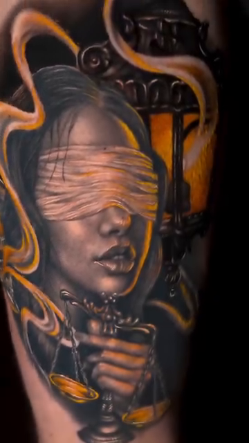 Tattoo by @laneybtattoos — realism, dark_realism