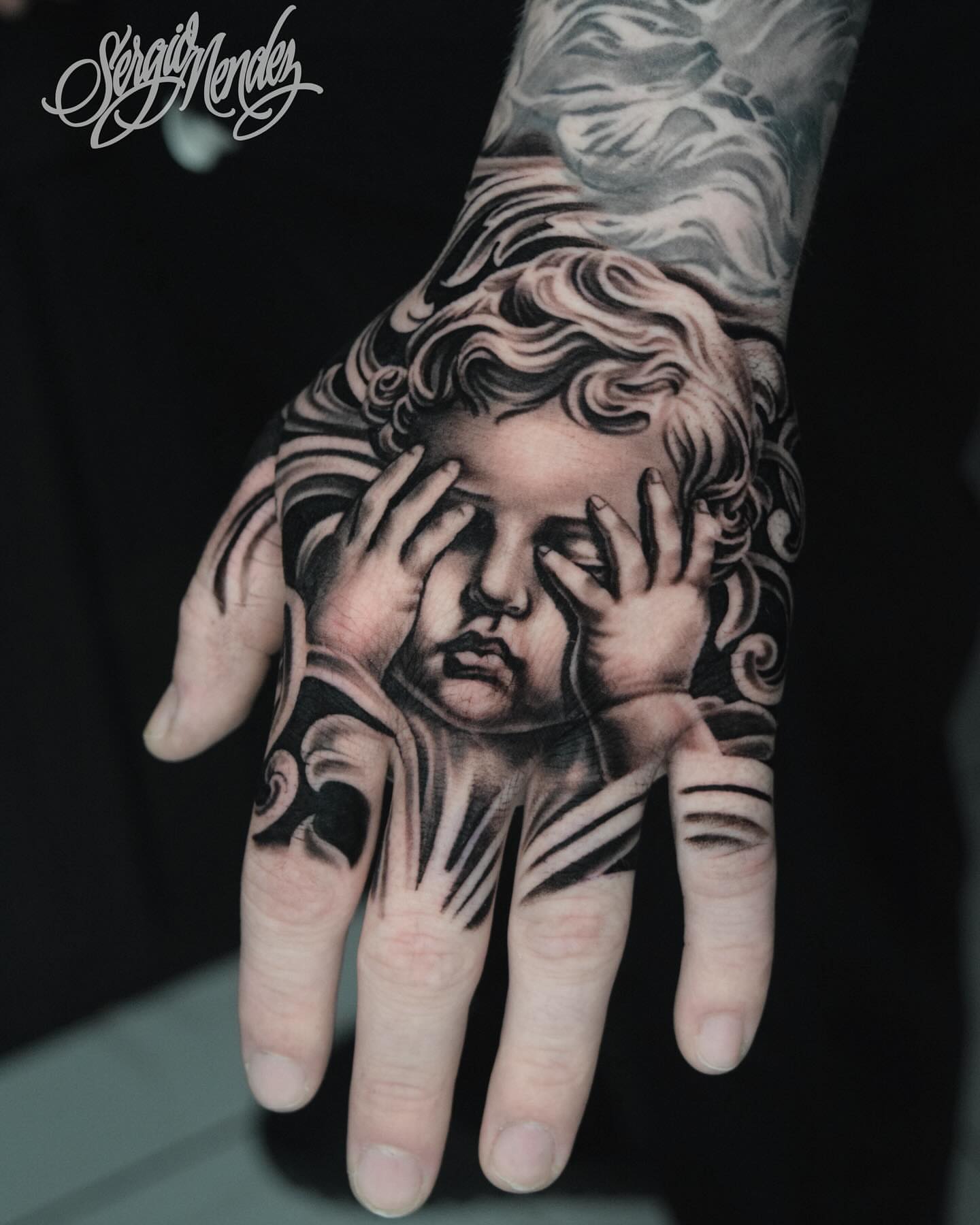Tattoo by @tattoosbysergiomendez — realism, black_and_grey