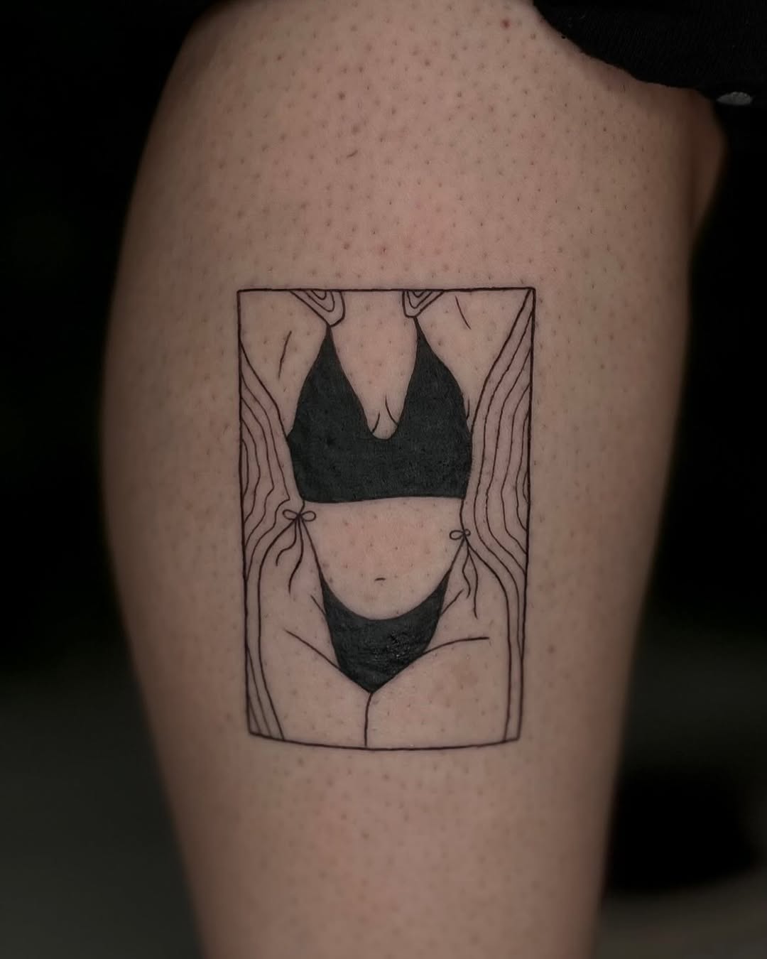Tattoo by @carrotstabz — fine_line, blackwork