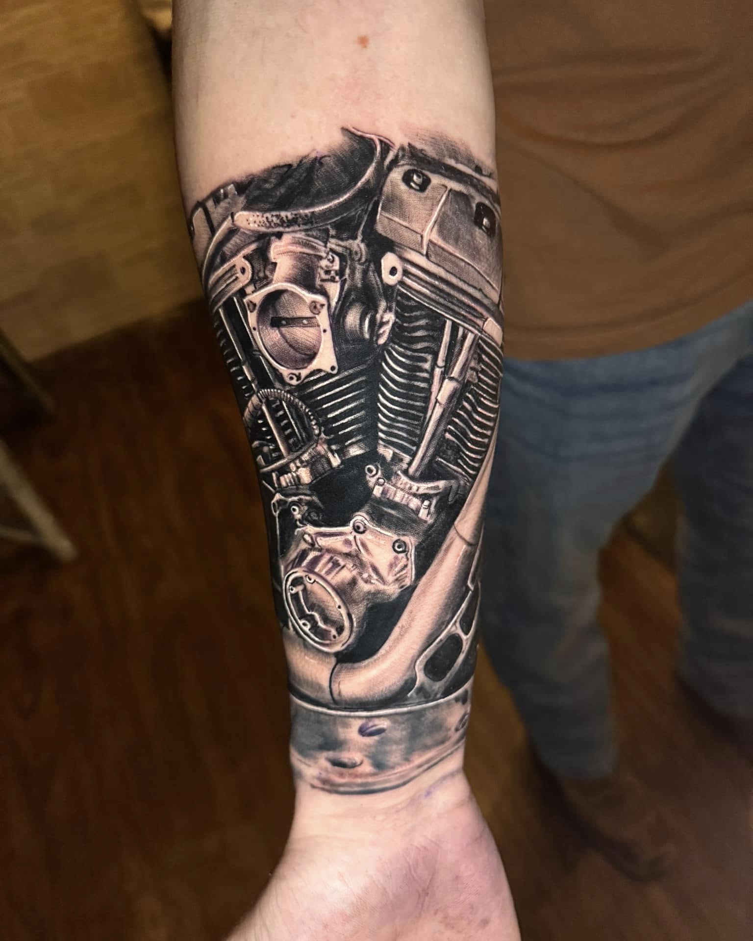 Tattoo by @zachosborn_official — realism, black_and_grey