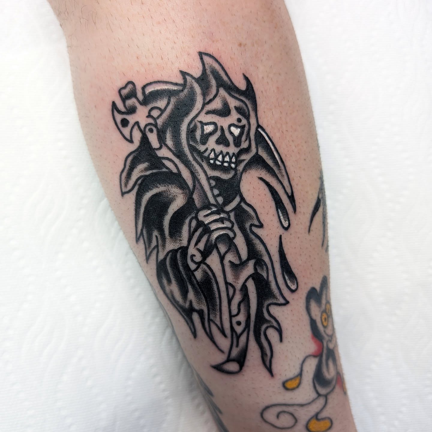 Tattoo by @pybilodeau — black_and_grey