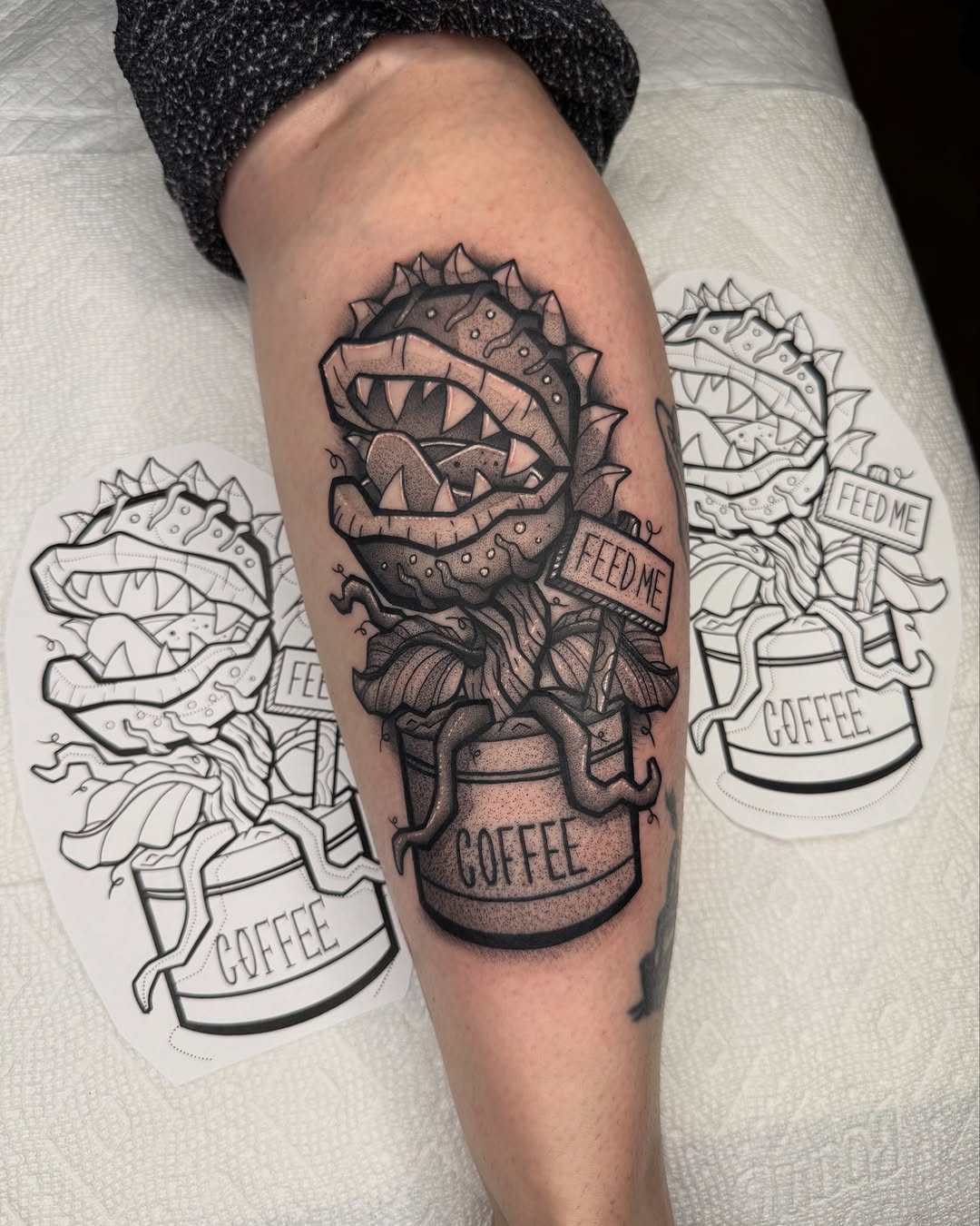 Tattoo by @donniebydesign — new_school, black_and_grey