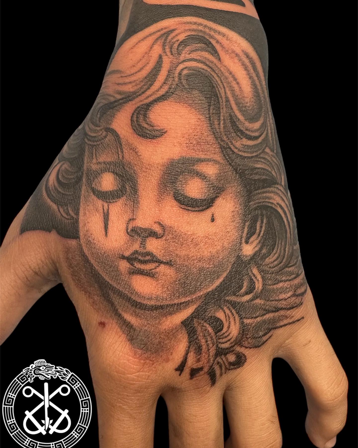 Tattoo by @lenca_art — black_and_grey, realism