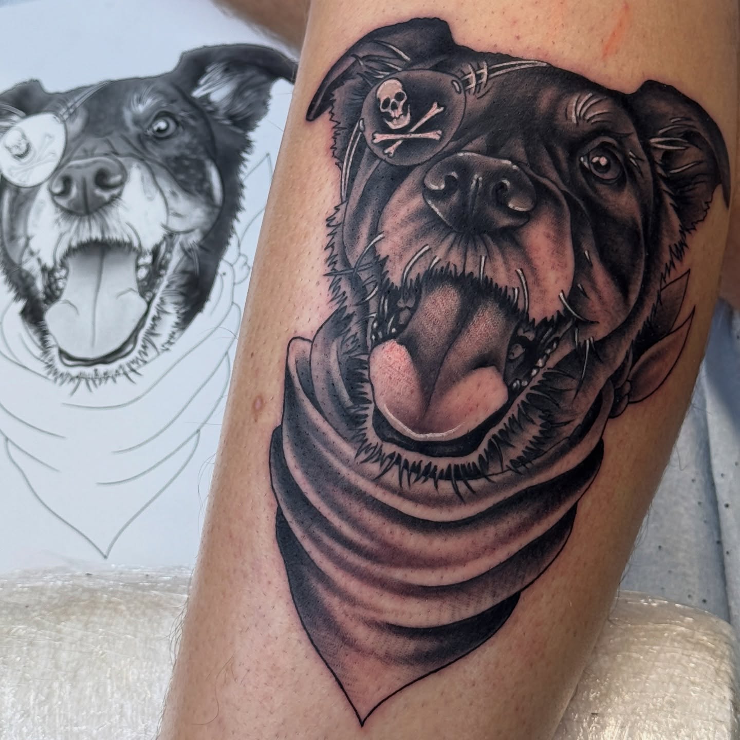 Tattoo by @dylanplazatattoo — realism, black_and_grey
