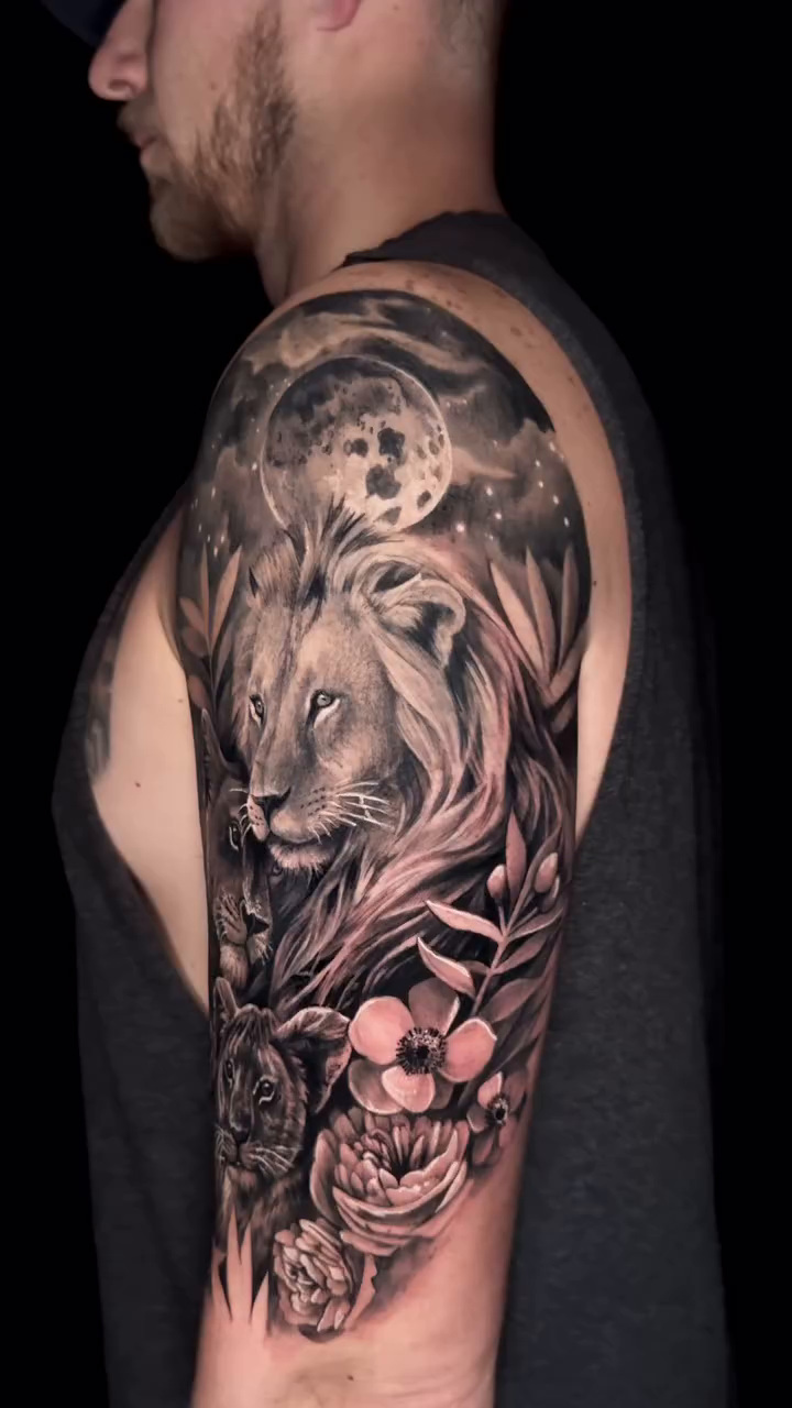 Tattoo by @carnerotattooartist — realism, black_and_grey