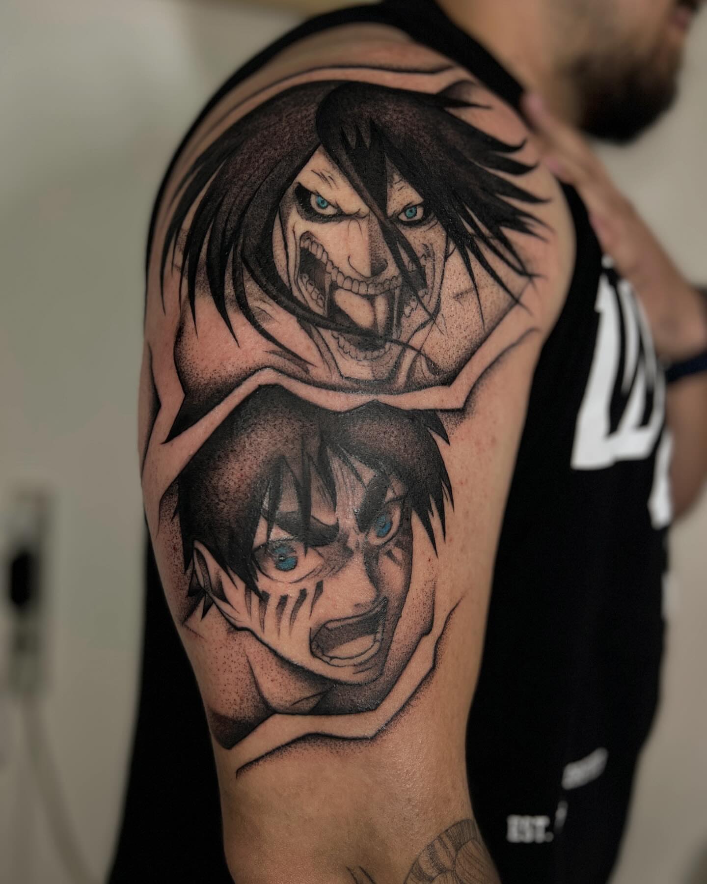 Tattoo by @lucky.u.tattoo โ anime