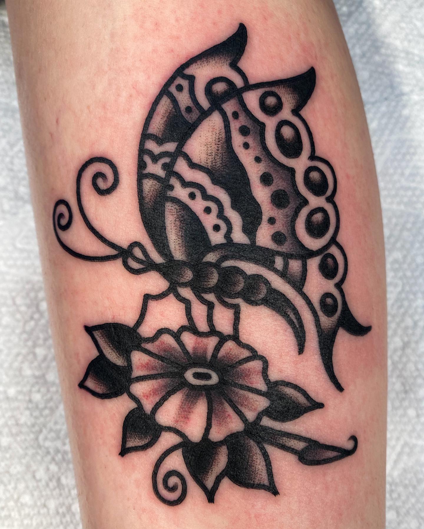 Tattoo by @tattoosbybraddock — black_and_grey