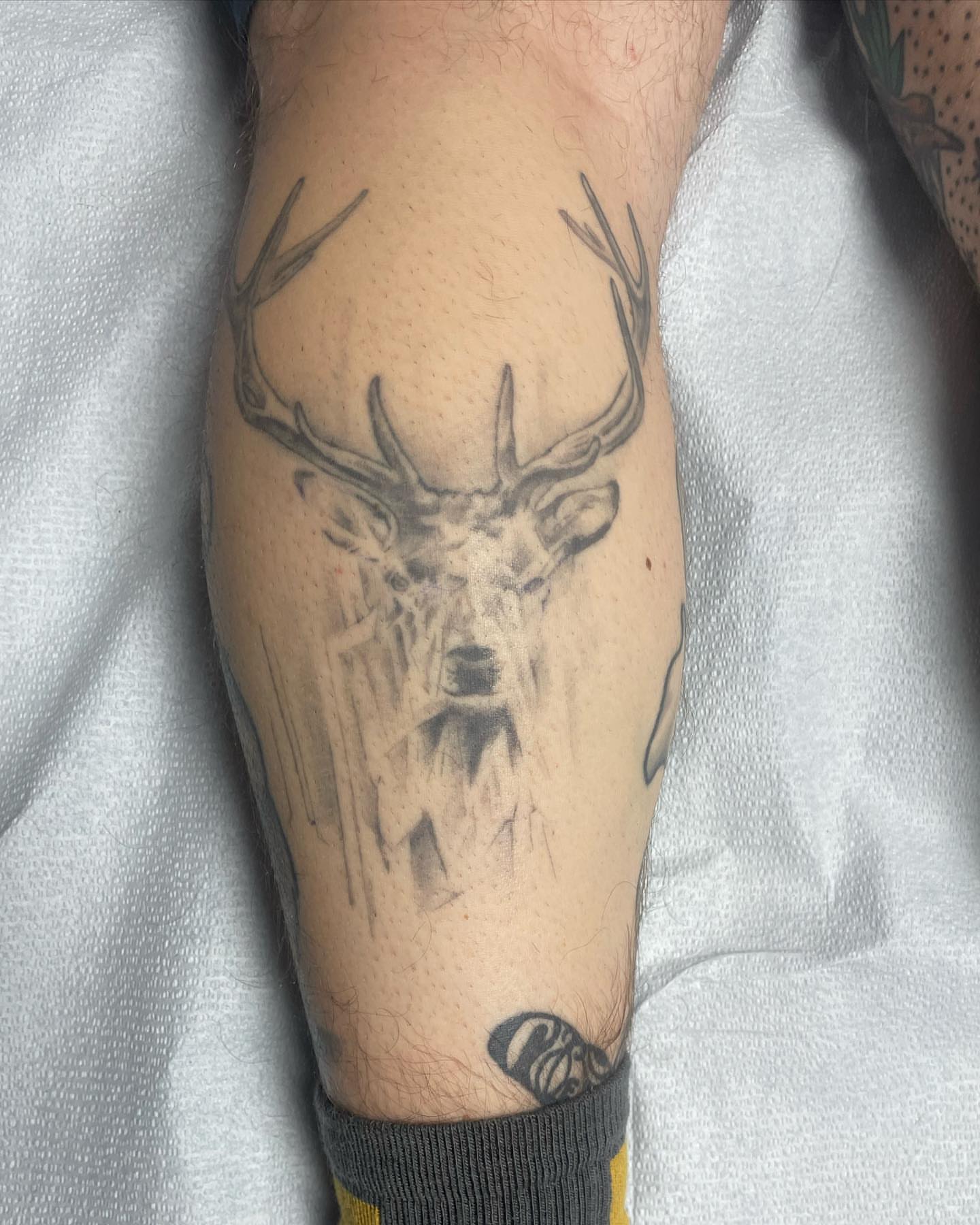 Tattoo by @duggernautt — black_and_grey