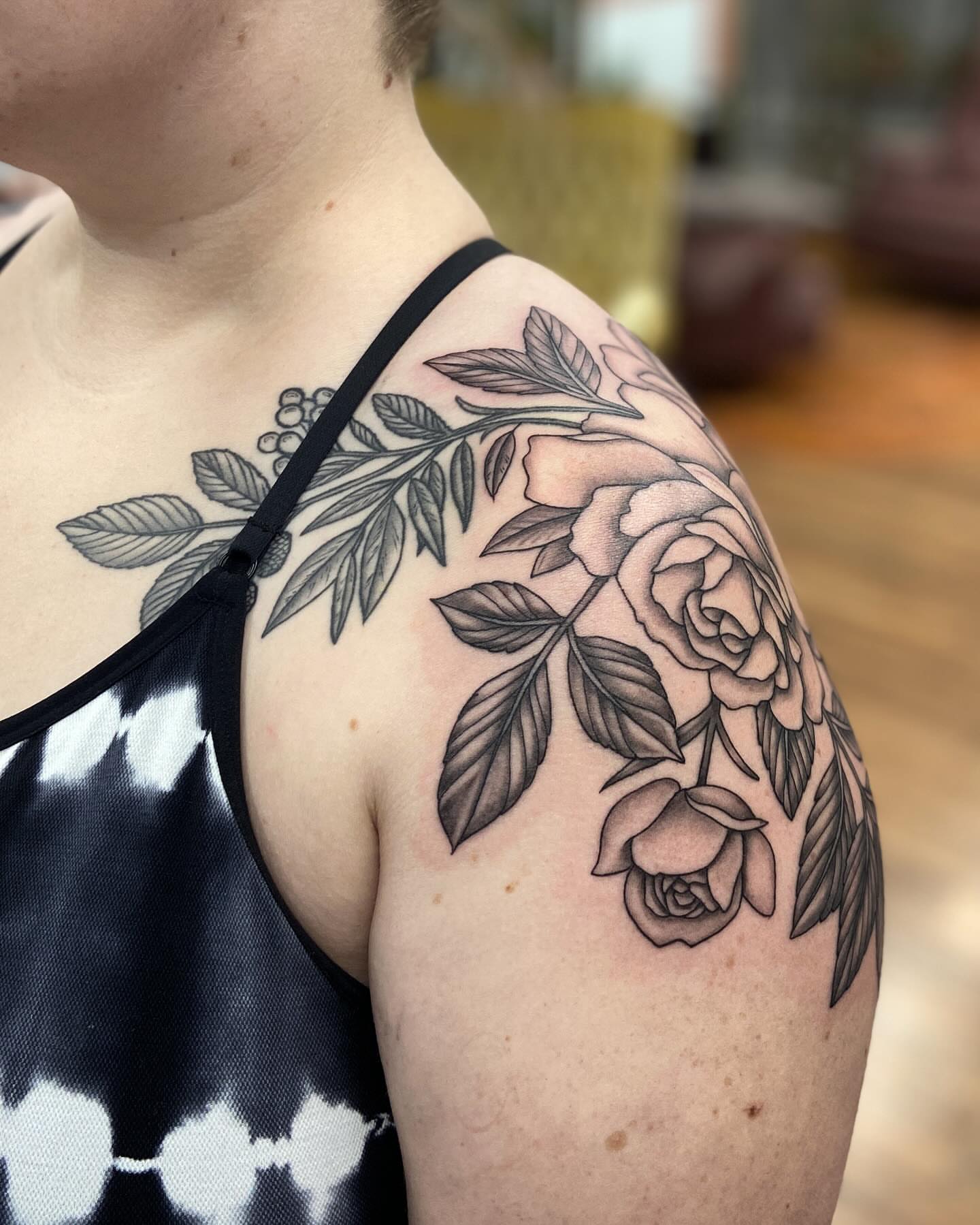 Tattoo by @brookeesutter — black_and_grey