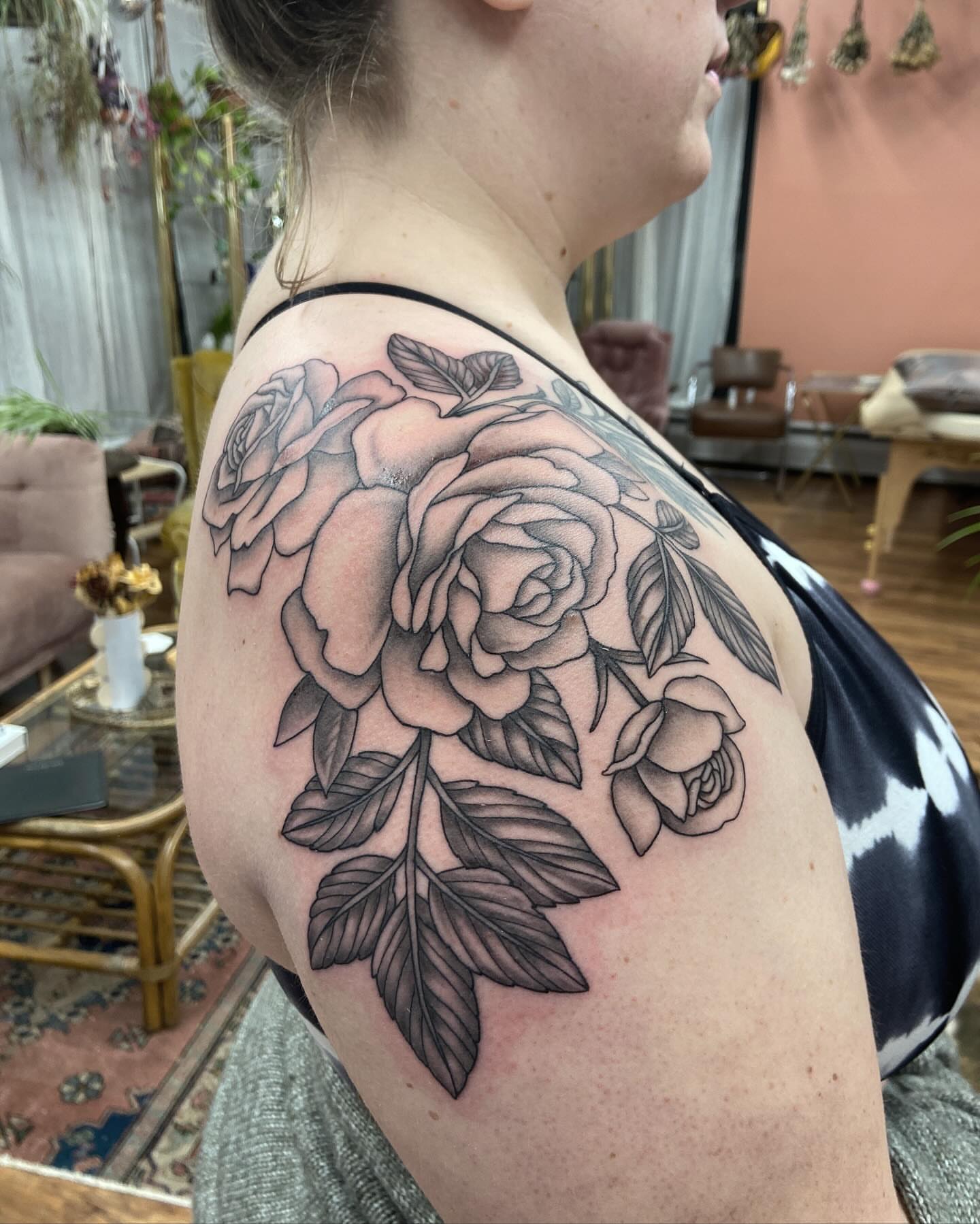 Tattoo by @brookeesutter — black_and_grey