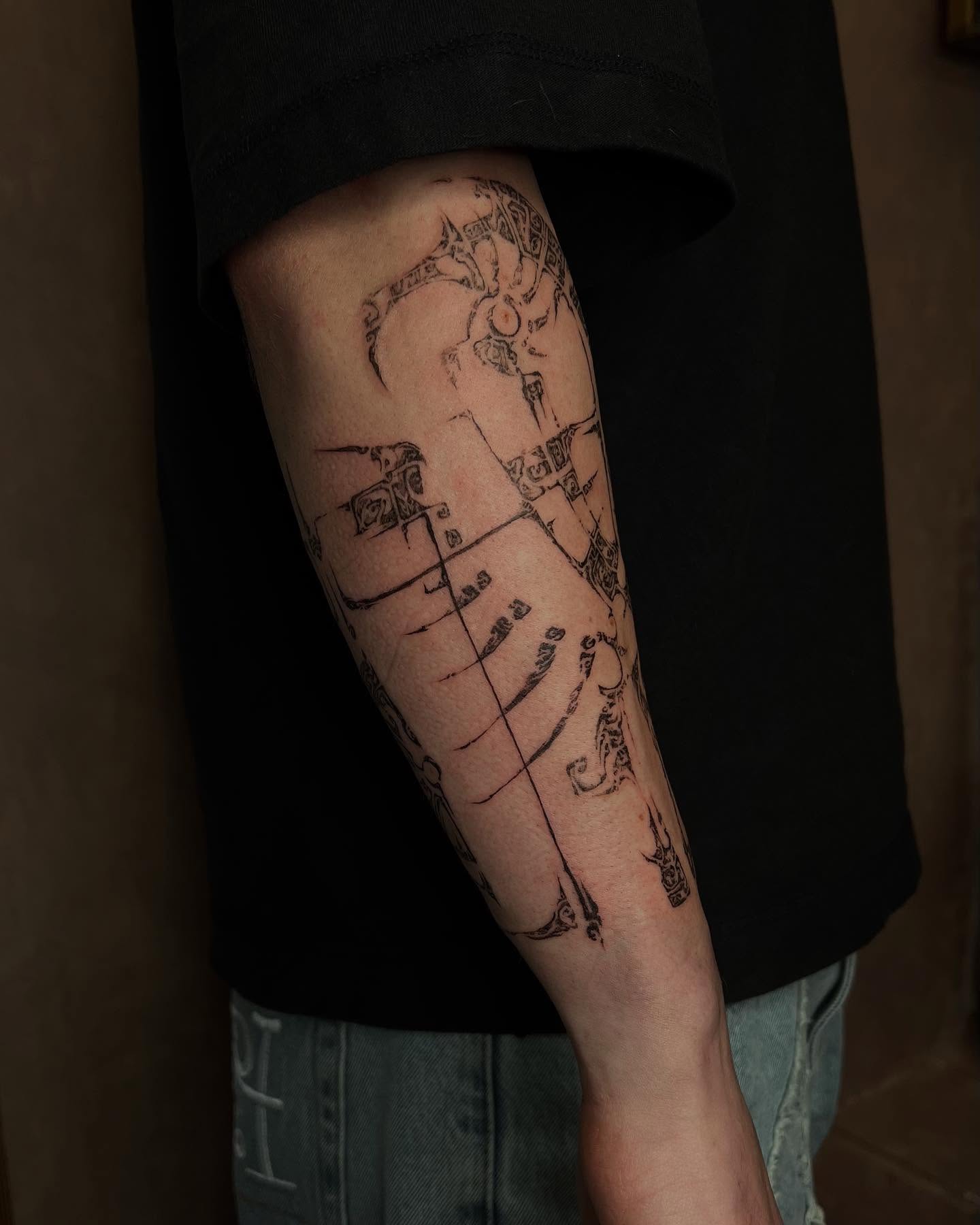 Tattoo by @orbritual — geometric