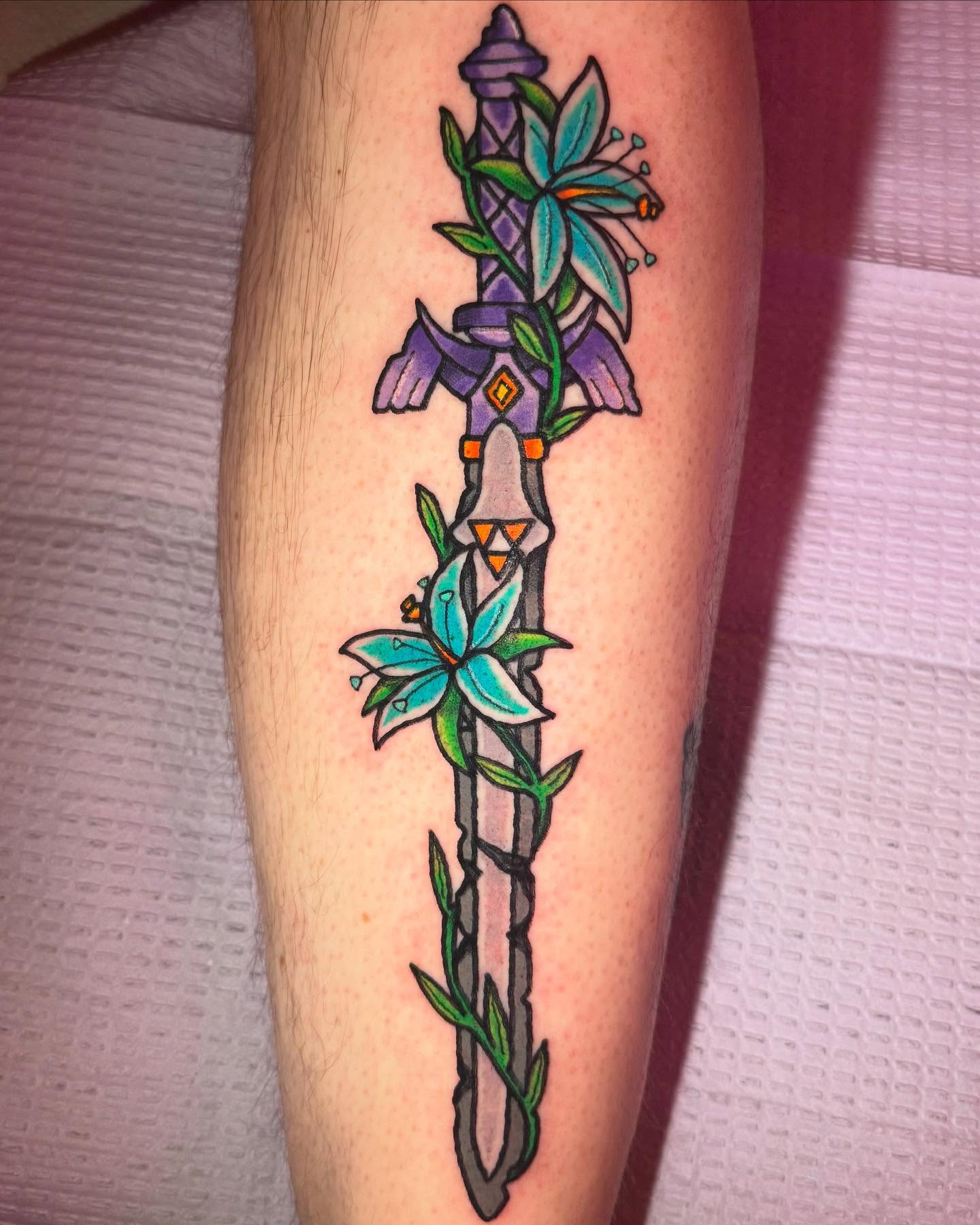 Sword with flowers neo-traditional tattoo on the forearm by π
π―π’π«π«π πππΆπ©π¬π―