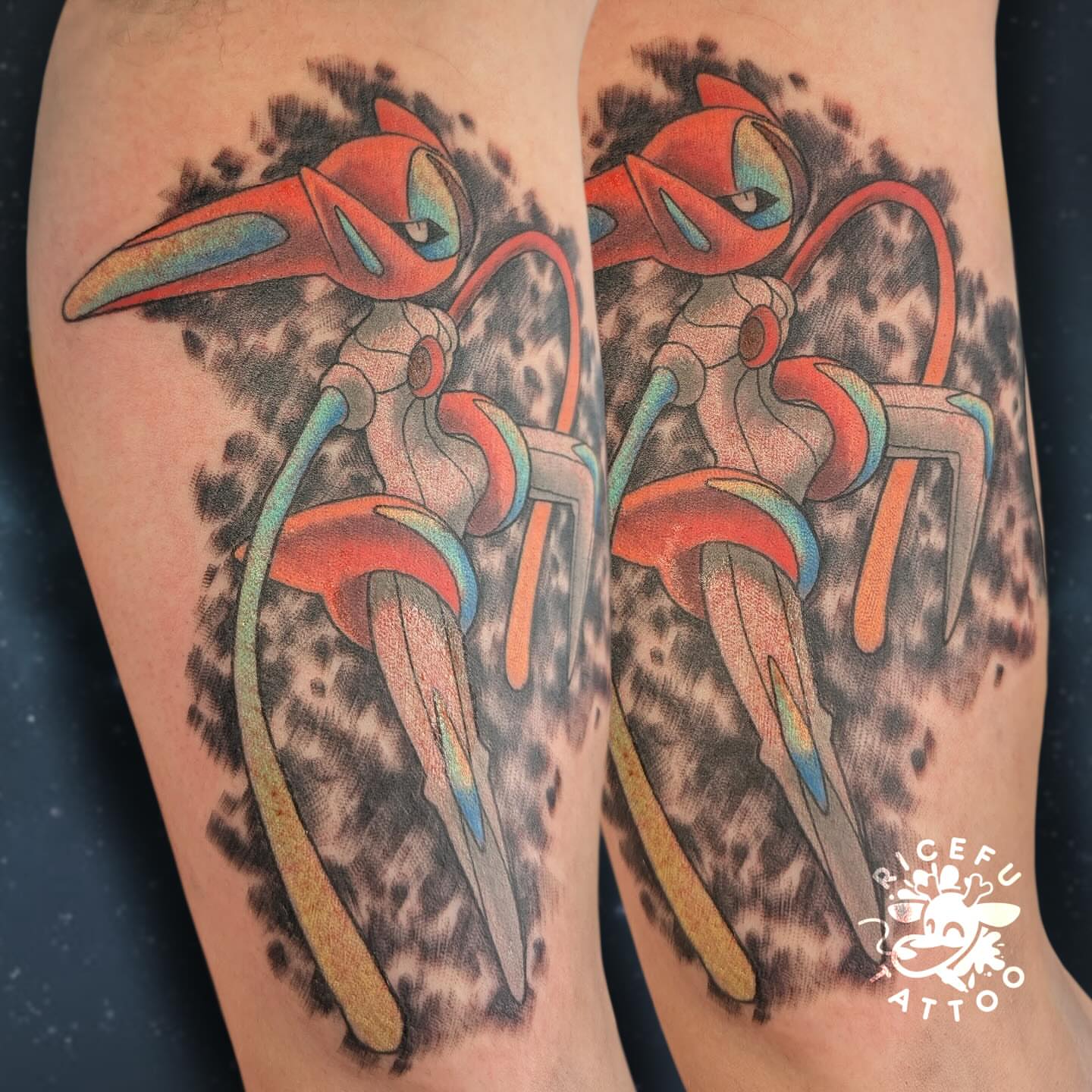 Tattoo by @ricefu_asa — dotwork, geometric