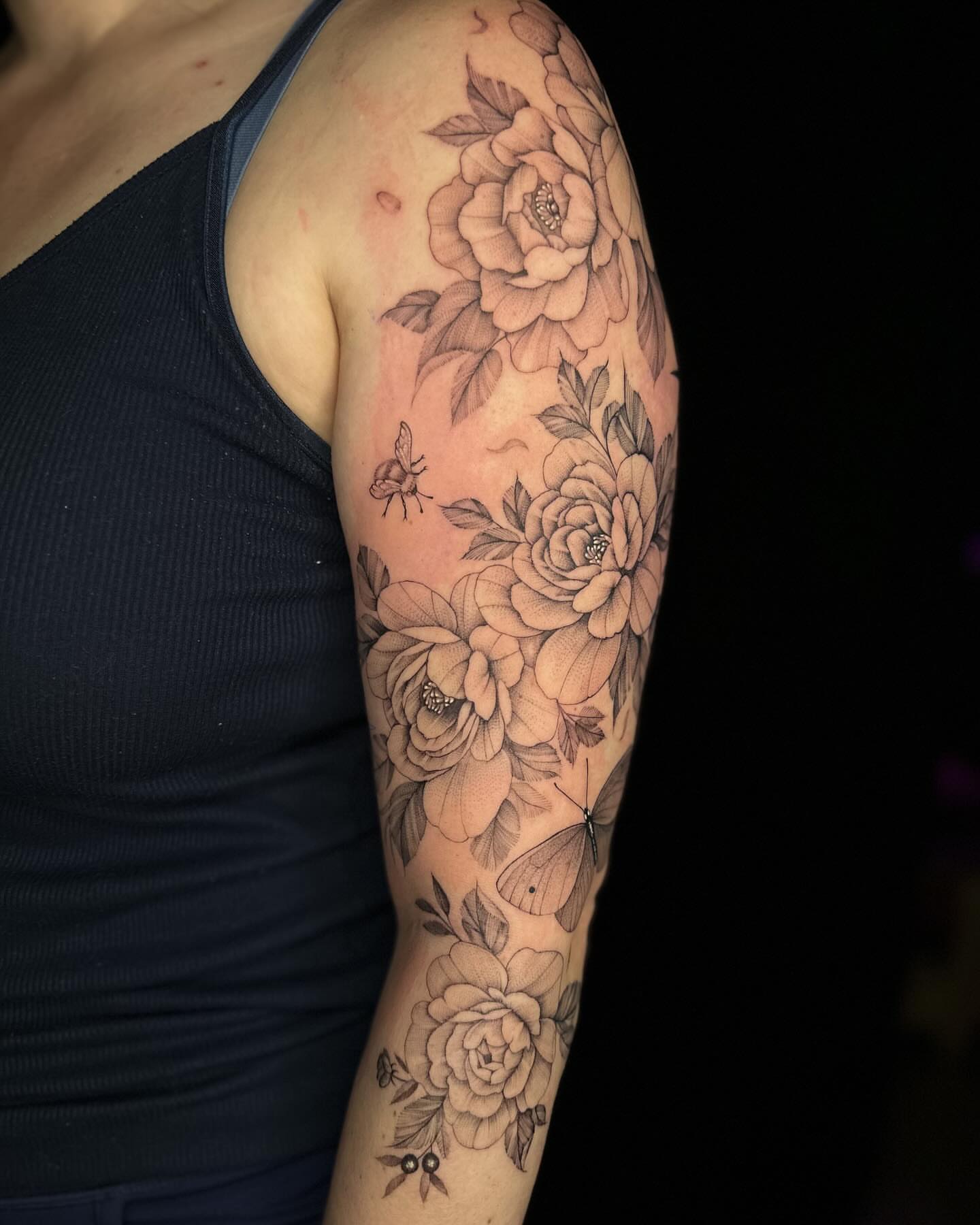 Tattoo by @davidlayhere โ black_and_grey, realism