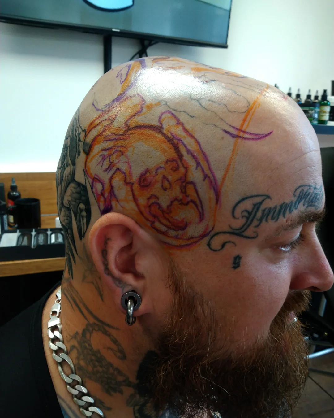 Tattoo by @crawlspace_tattoo — dotwork