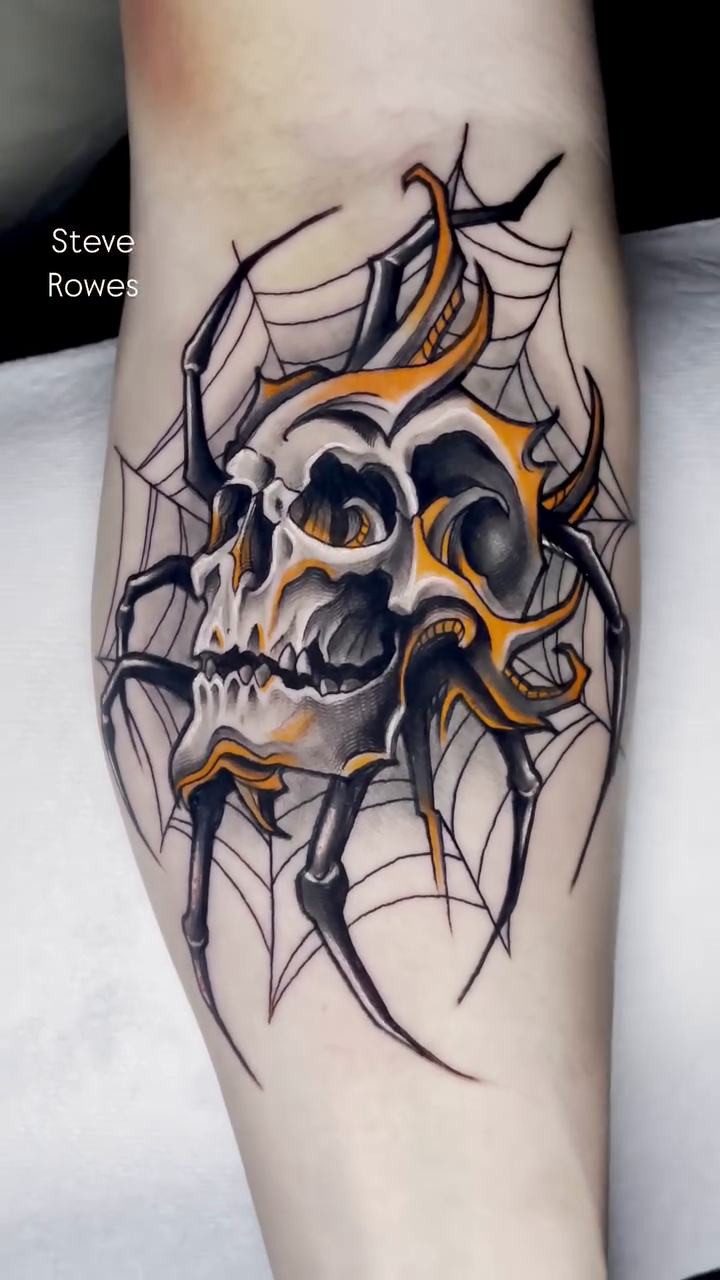 Tattoo by @steverowes — dark_realism, blackwork