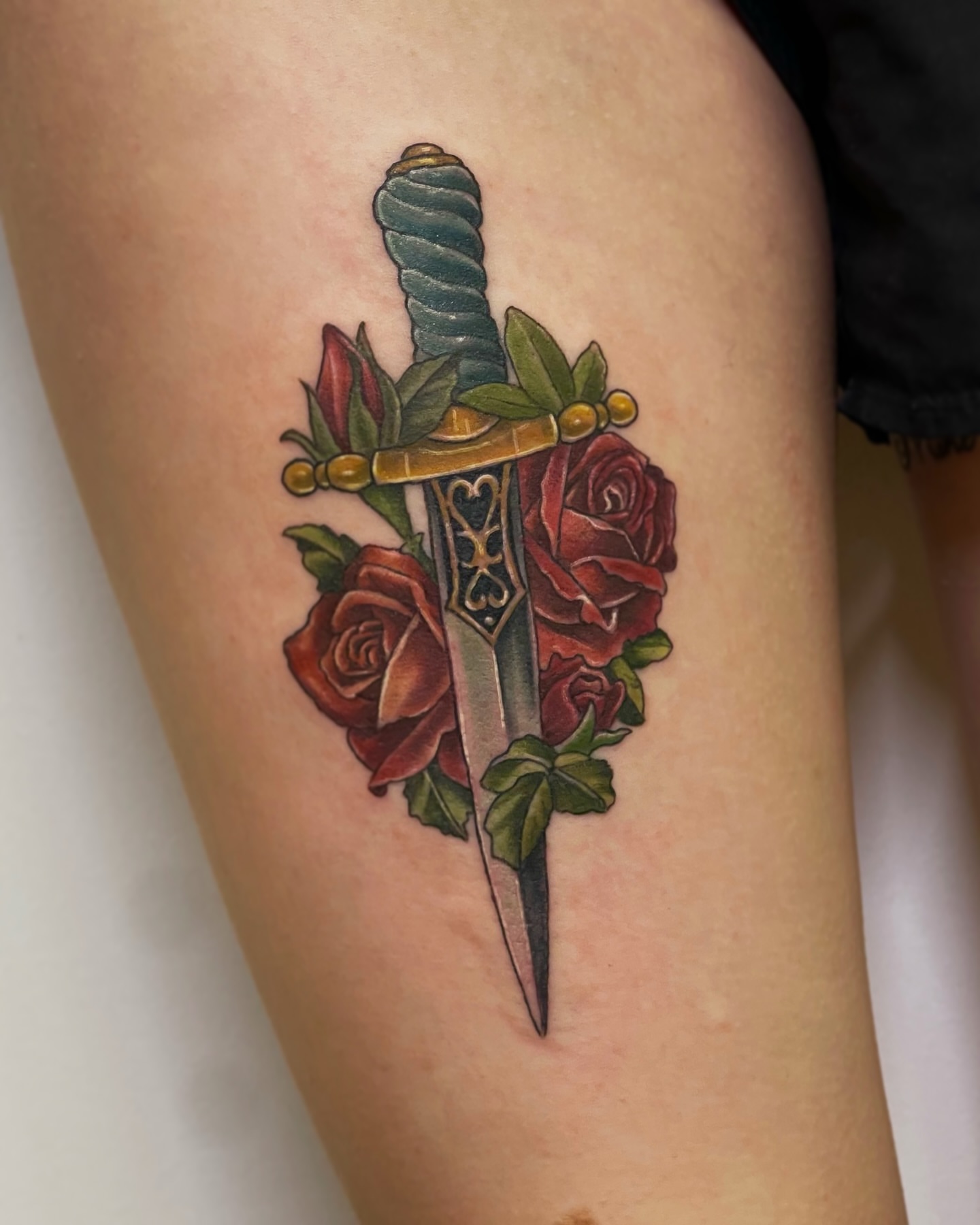 Tattoo by @courtneyann_arts — american_traditional, realism