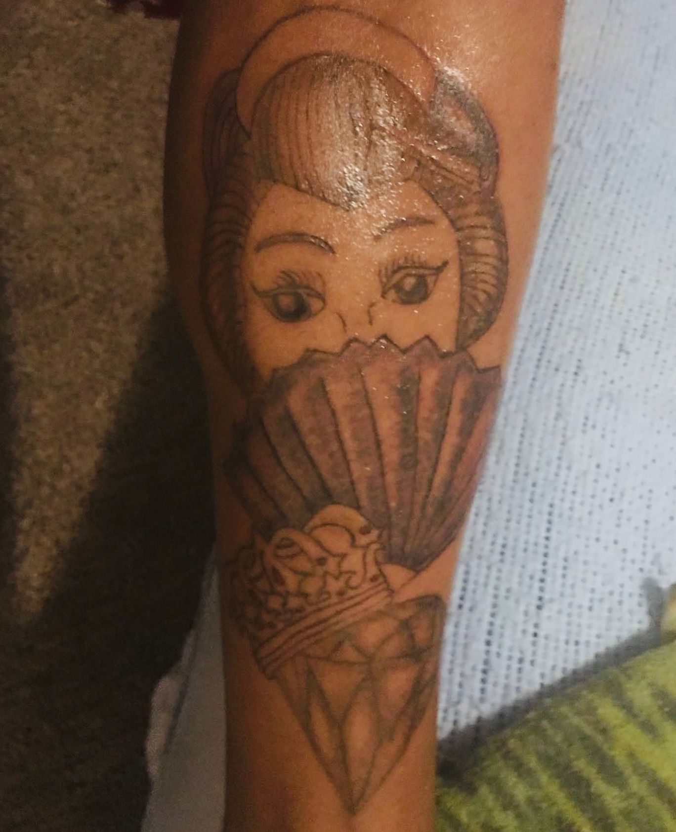 Tattoo by @inguanzoink_ — black_and_grey