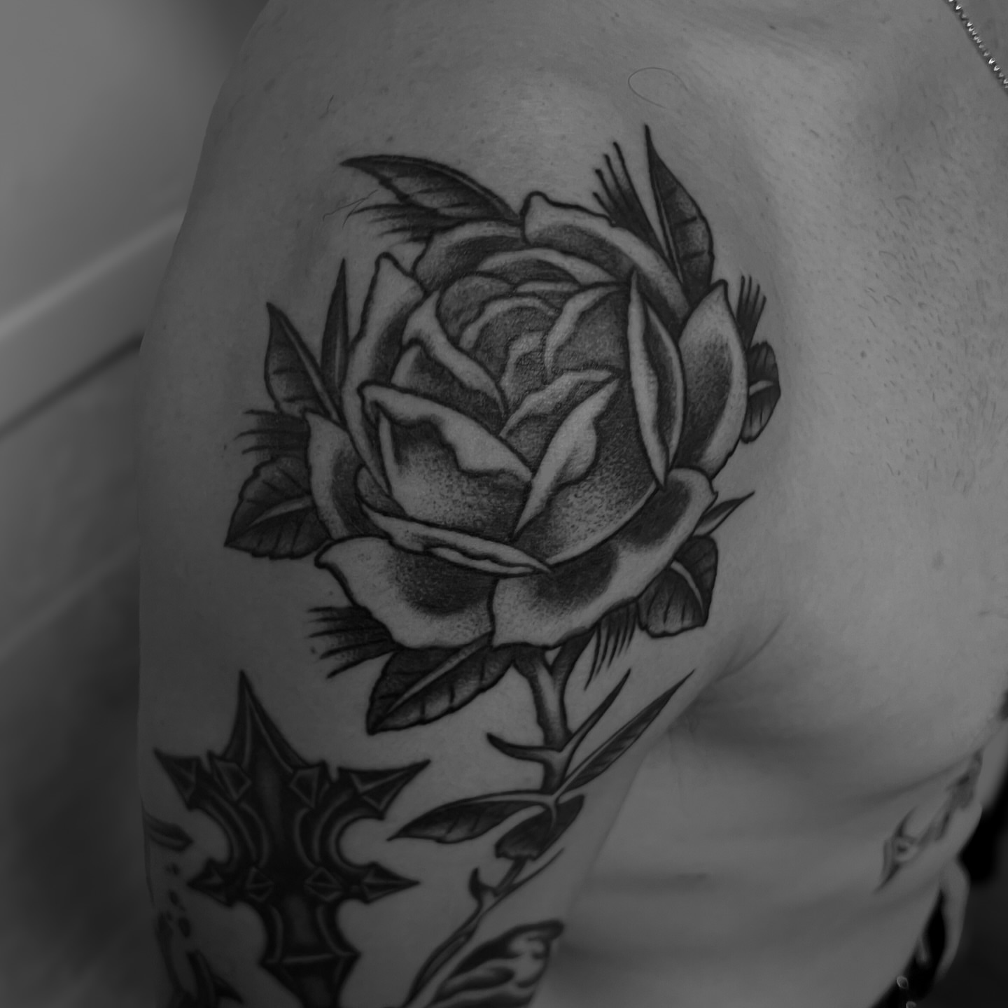 Tattoo by @emile_erikoff — black_and_grey