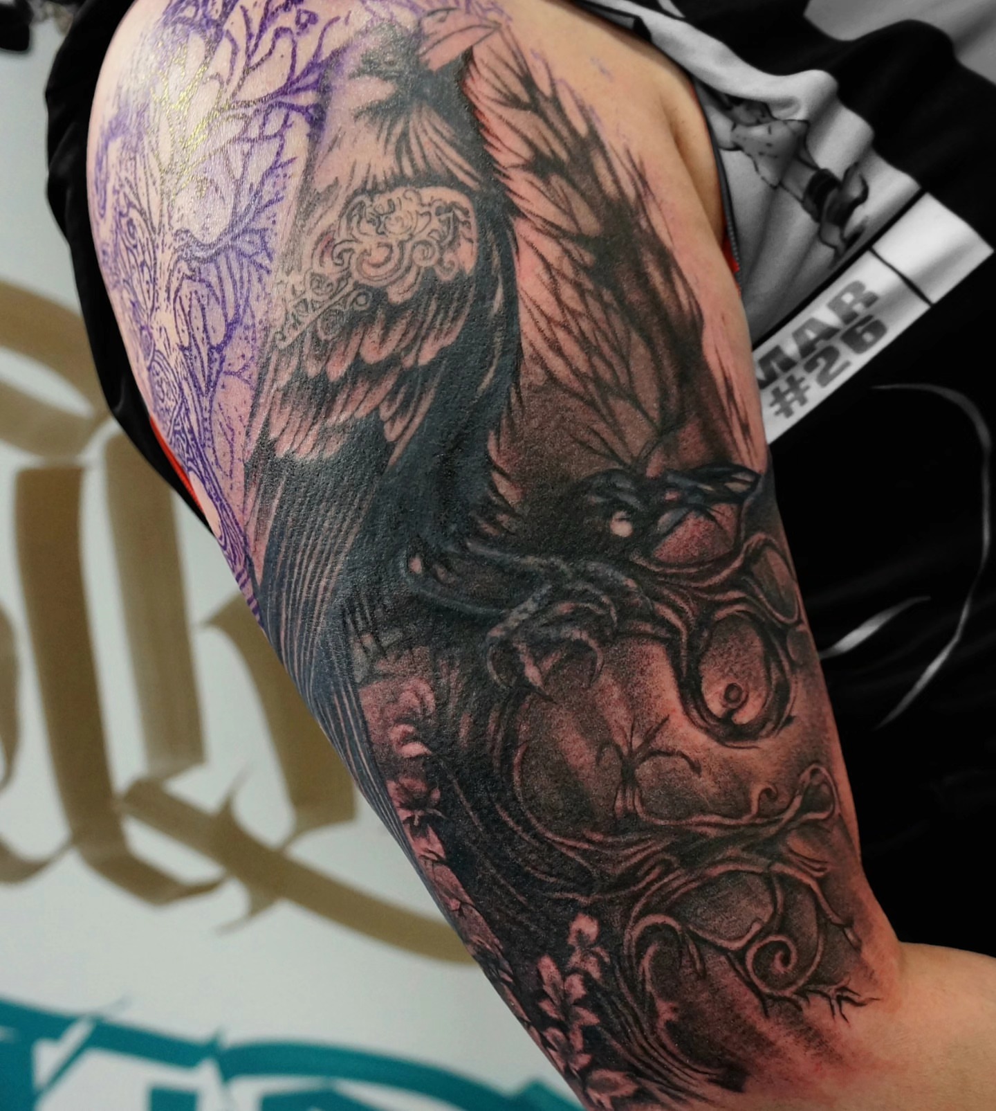 Tattoo by @saragtattoo_design β black_and_grey, realism