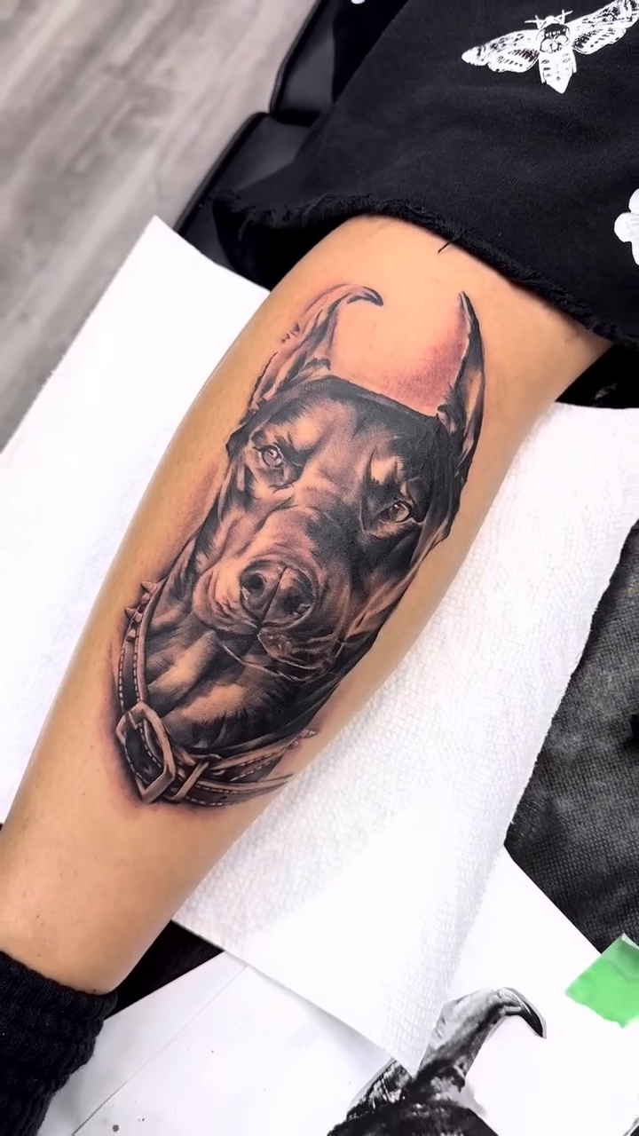 Tattoo by @alinas_tattoos β realism, black_and_grey