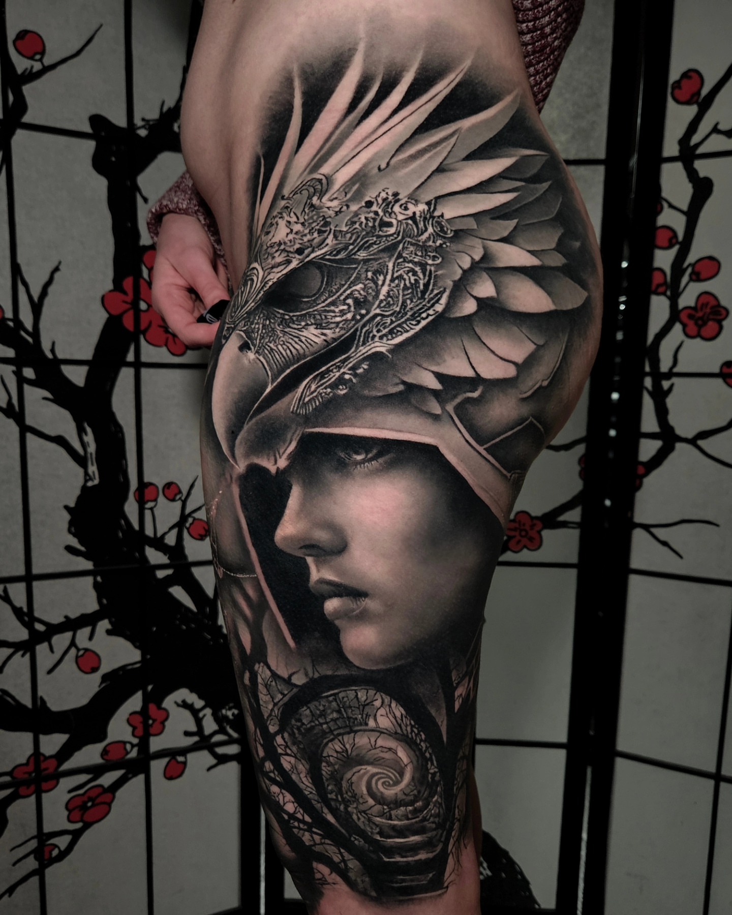 Tattoo by @ladyb.inknart — realism, dark_realism