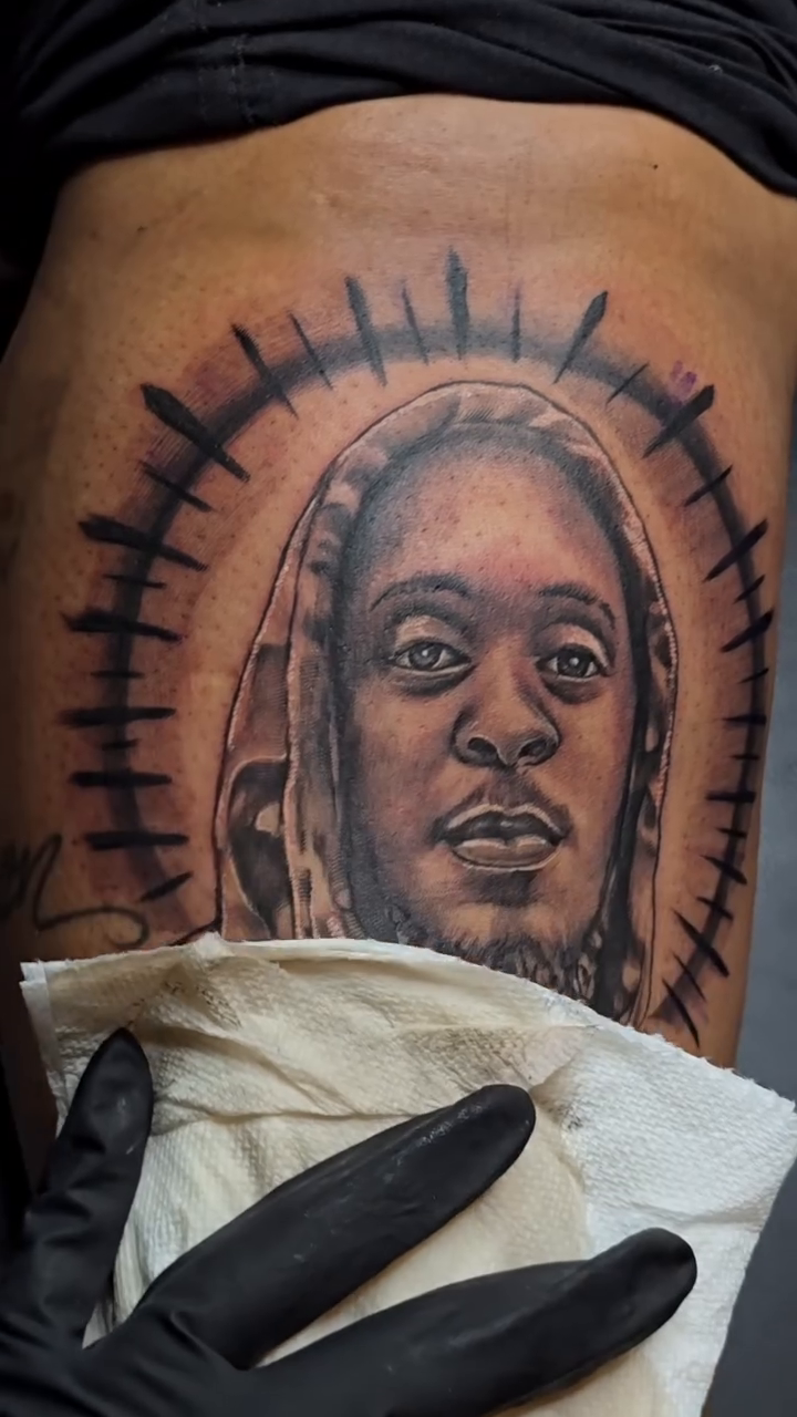 Tattoo by @v.tattooz — realism, black_and_grey