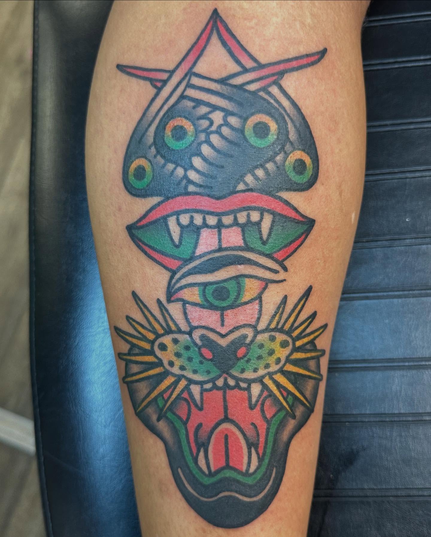 Tattoo by @gypsymaverick_ — surrealism