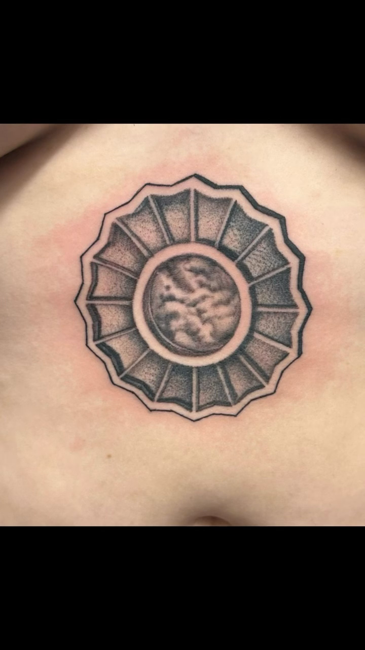 Tattoo by @jbeantat2 — geometric, dotwork